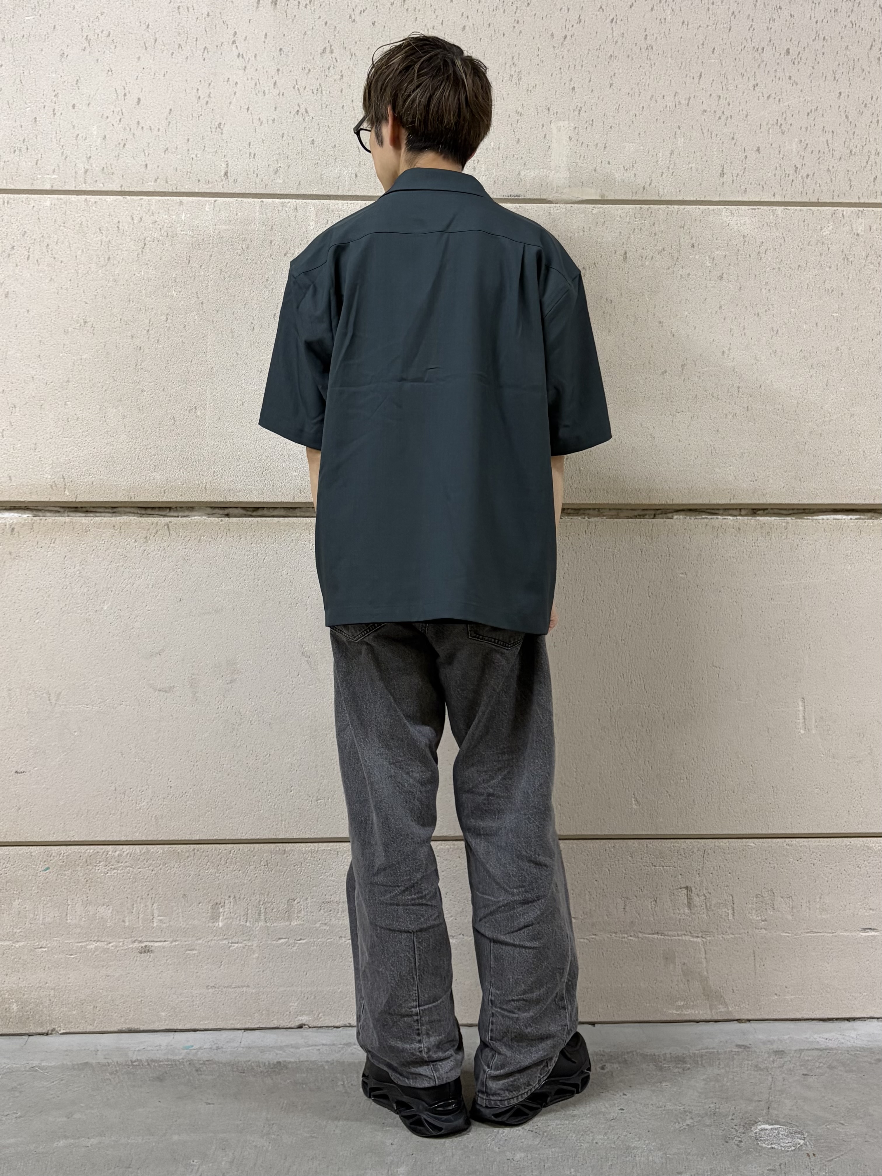 つーじーさんの「THE SHOP TK｜リラックスワイド 5分袖ジャケット セットアップ可／洗濯機OK」を使ったコーディネート