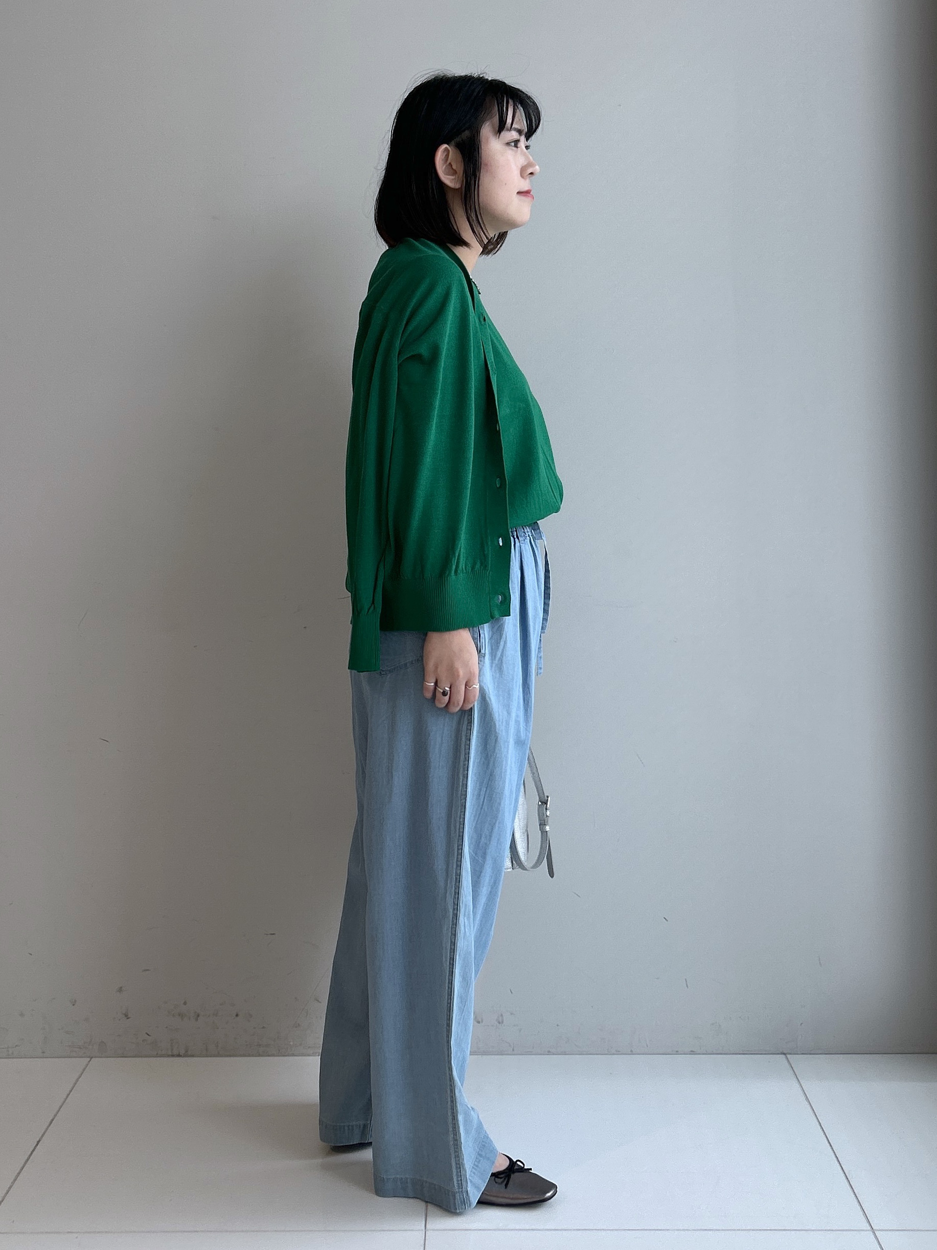 Hirokaさんの「Dessin｜【9色展開/接触冷感/UVカット】ドライタッチサマーニットT」を使ったコーディネート