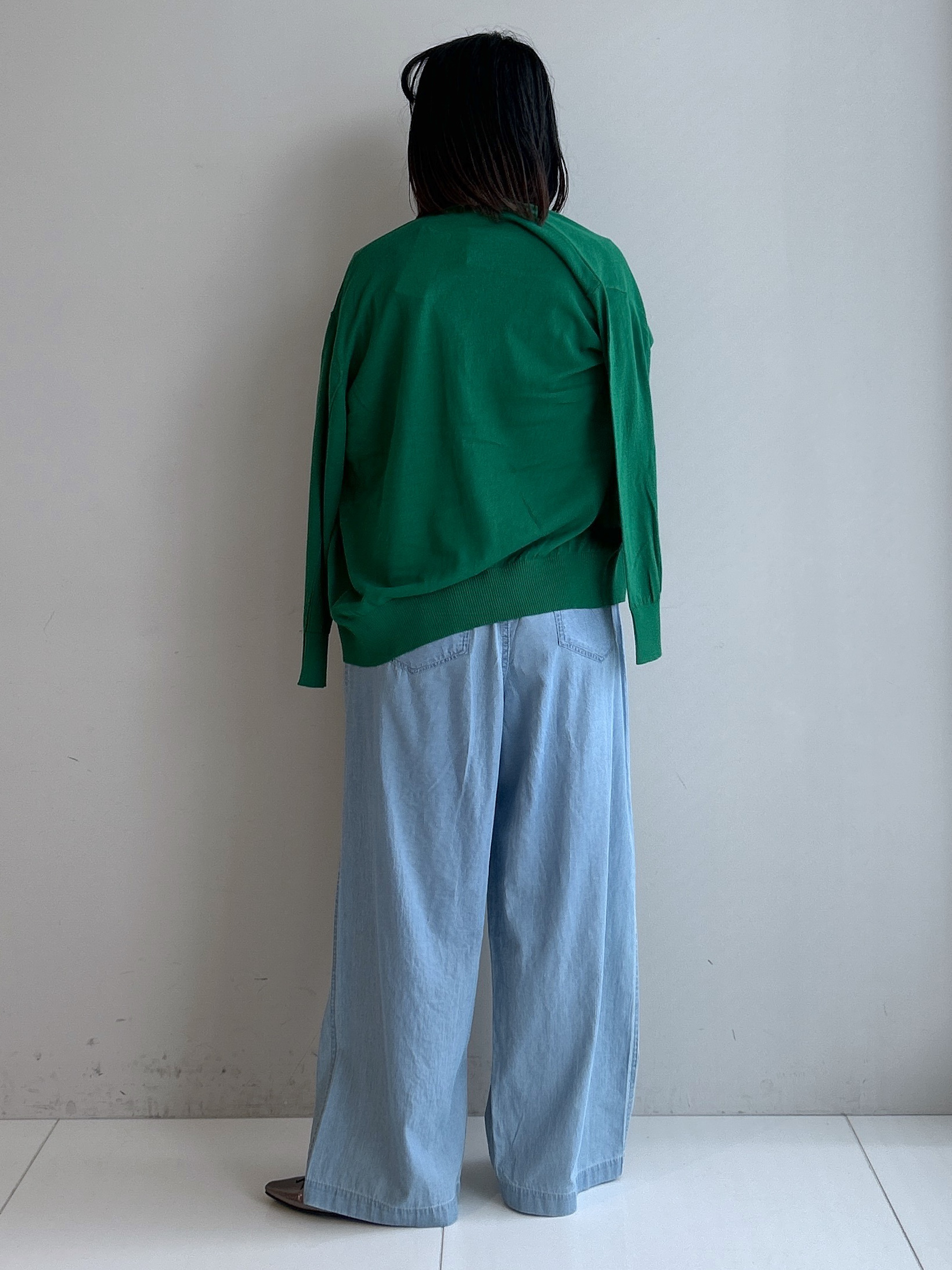 Hirokaさんの「Dessin｜【9色展開/接触冷感/UVカット】ドライタッチサマーニットT」を使ったコーディネート
