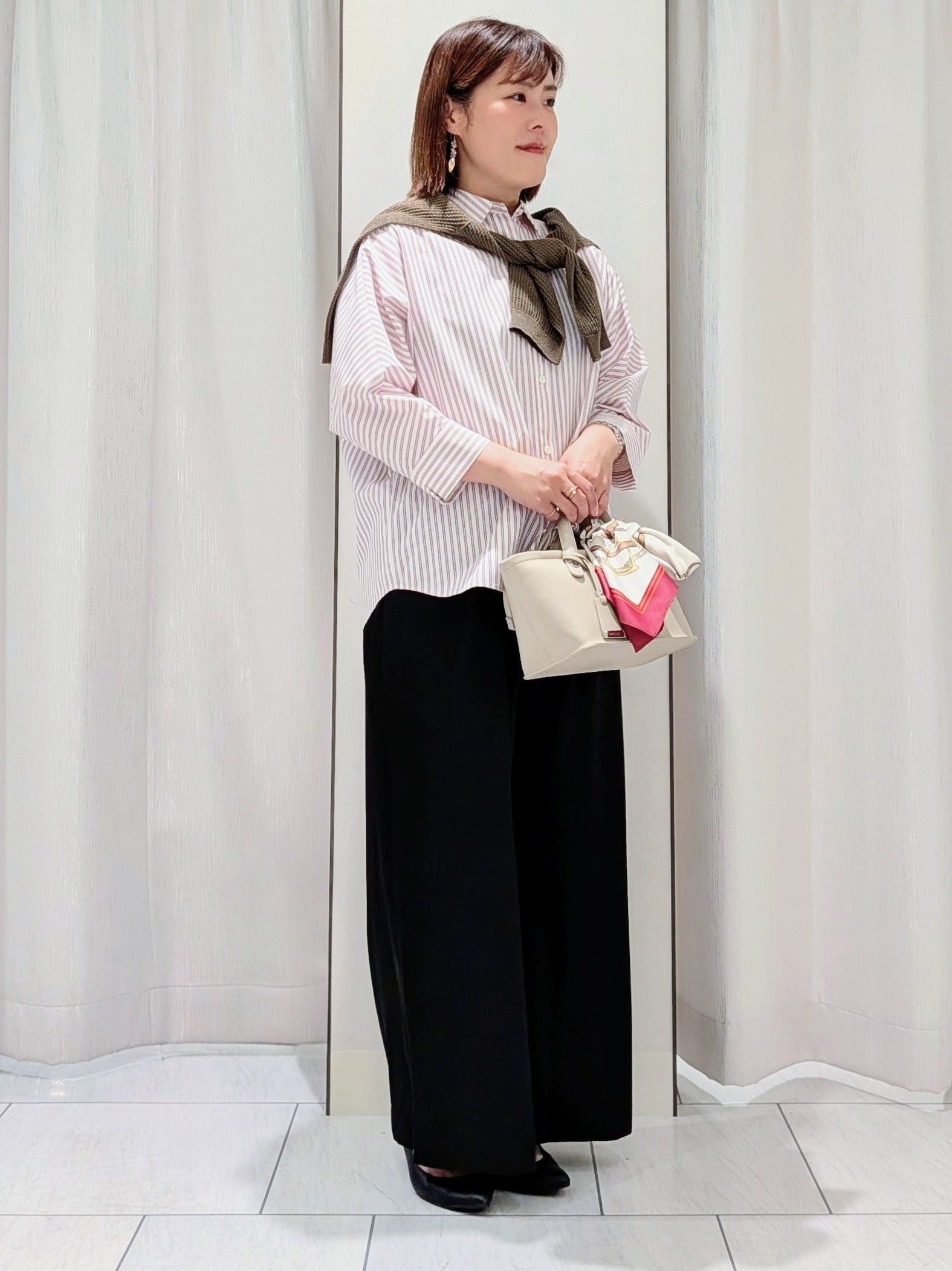 Onumaさんの「UNTITLED｜【接触冷感/吸水速乾/UVカット】ドルマンスリーブシャツ」を使ったコーディネート