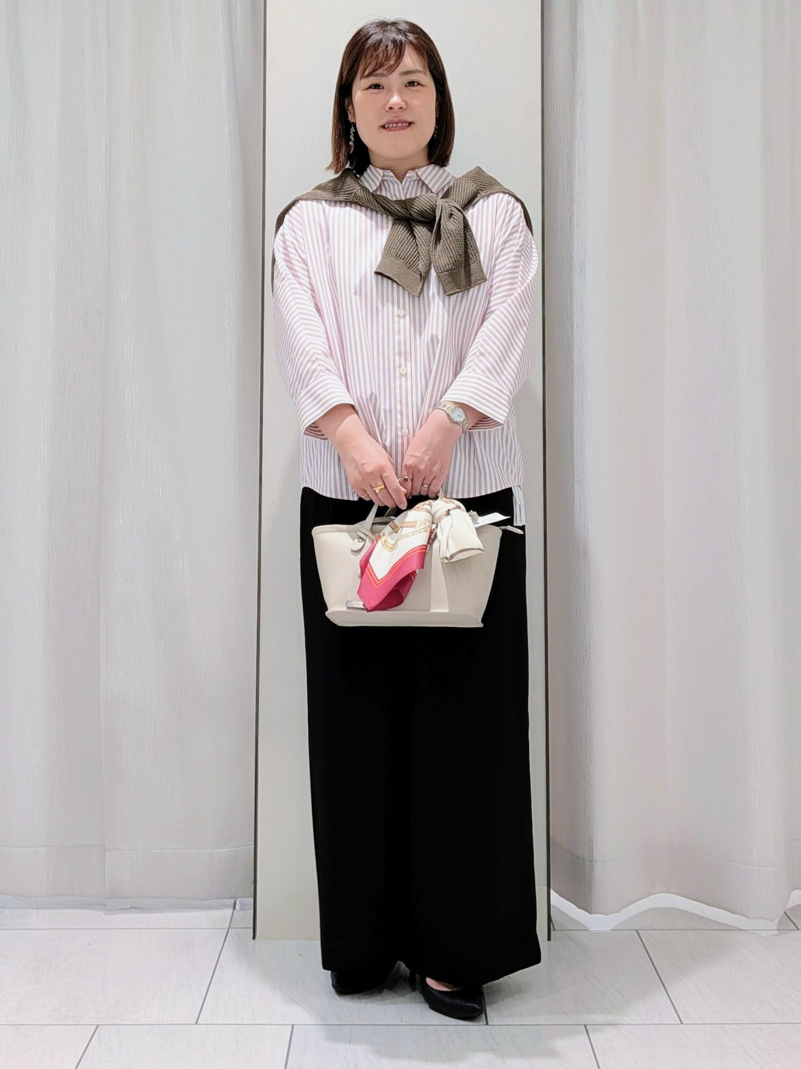 Onumaさんの「UNTITLED｜【接触冷感/吸水速乾/UVカット】ドルマンスリーブシャツ」を使ったコーディネート