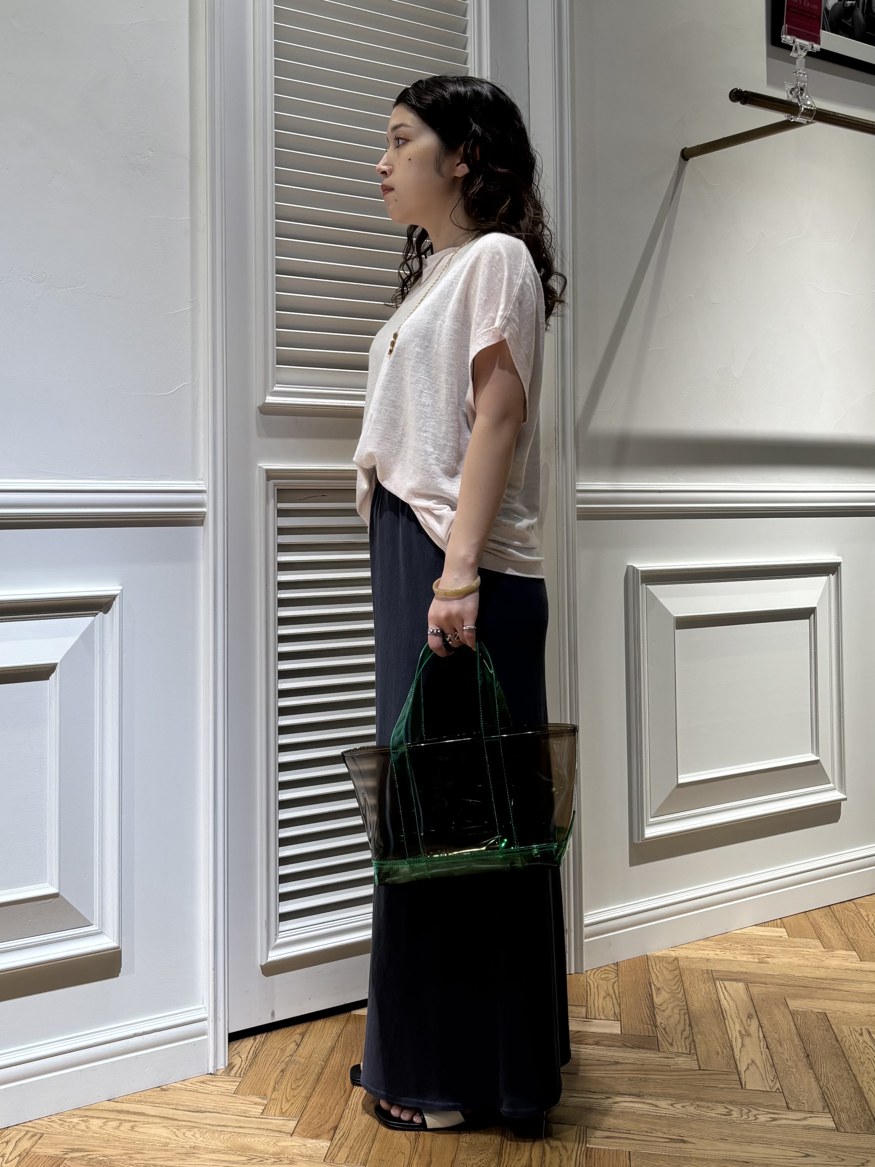 Mgmさんの「DRESSTERIOR｜STAR＆STRIPE（スターアンドストライプ）ロングスカート」を使ったコーディネート