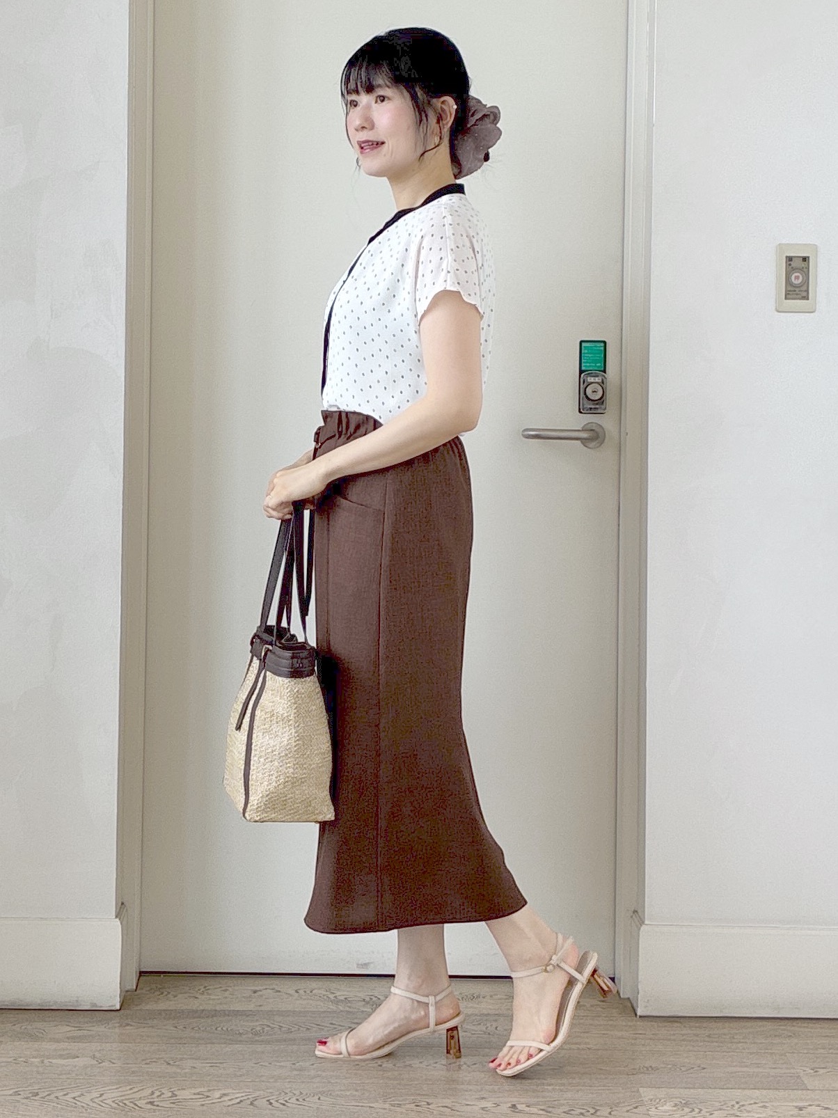  beni_gingerさんの「Reflect｜【通勤におすすめ◎】ジョーゼットブラウス」を使ったコーディネート
