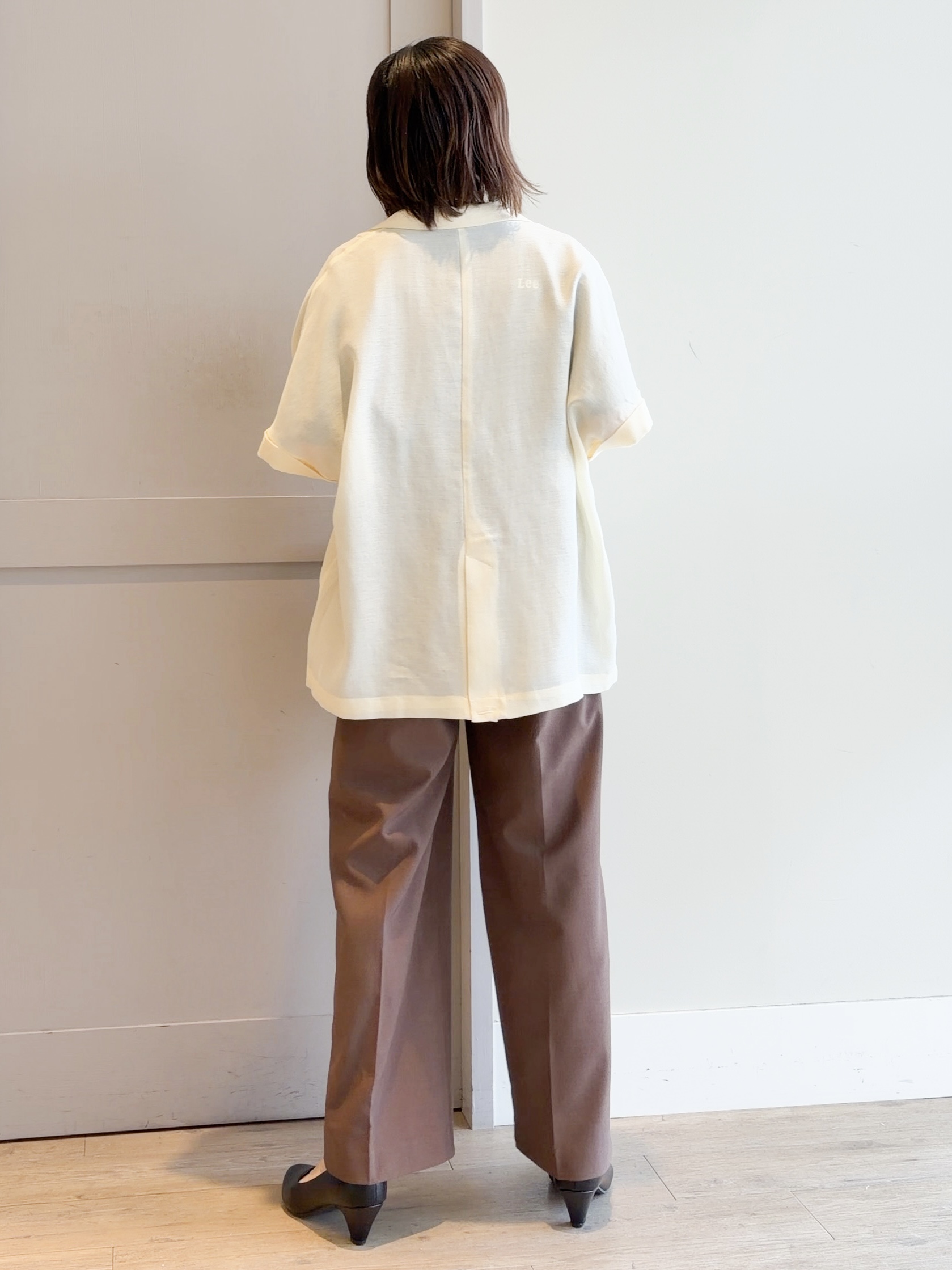 yamakoさんの「grove｜【洗濯機OK・ひんやり/SETUP可】シワになりにくいハーフスリーブジャケット」を使ったコーディネート