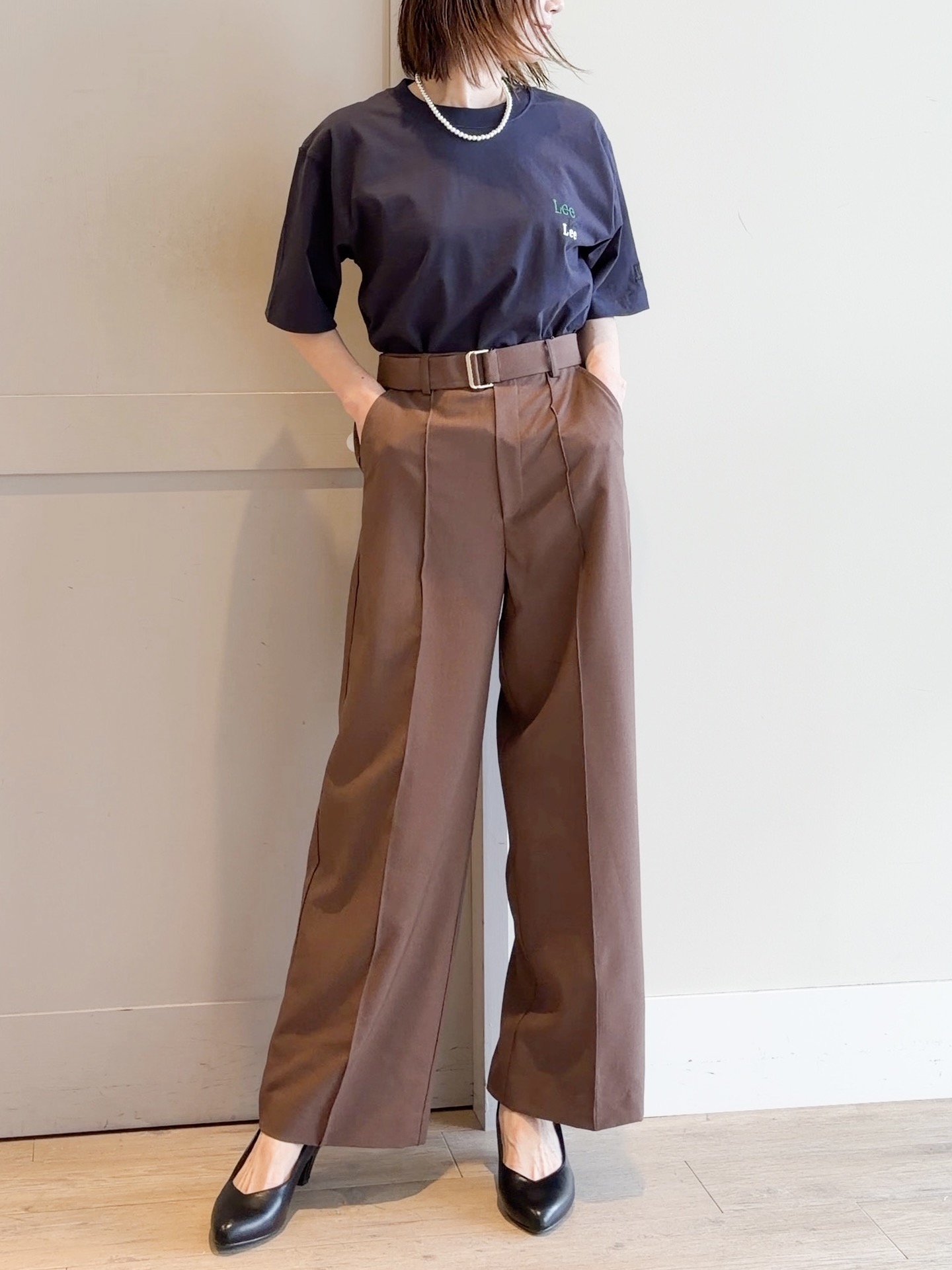 yamakoさんの「grove｜【洗濯機OK・ひんやり/SETUP可】シワになりにくいハーフスリーブジャケット」を使ったコーディネート