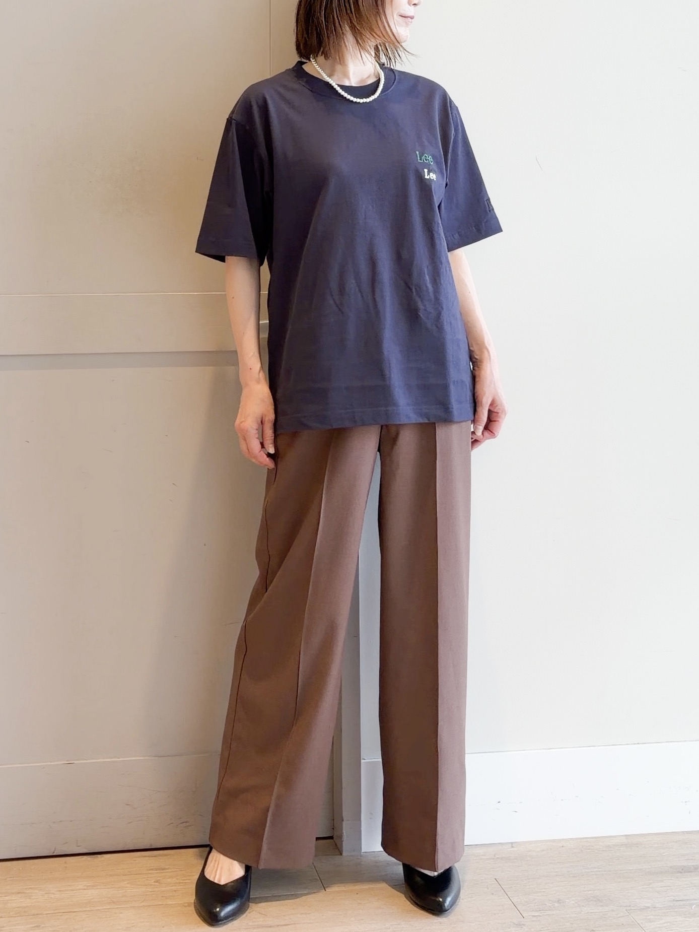 yamakoさんの「grove｜【洗濯機OK・ひんやり/SETUP可】シワになりにくいハーフスリーブジャケット」を使ったコーディネート