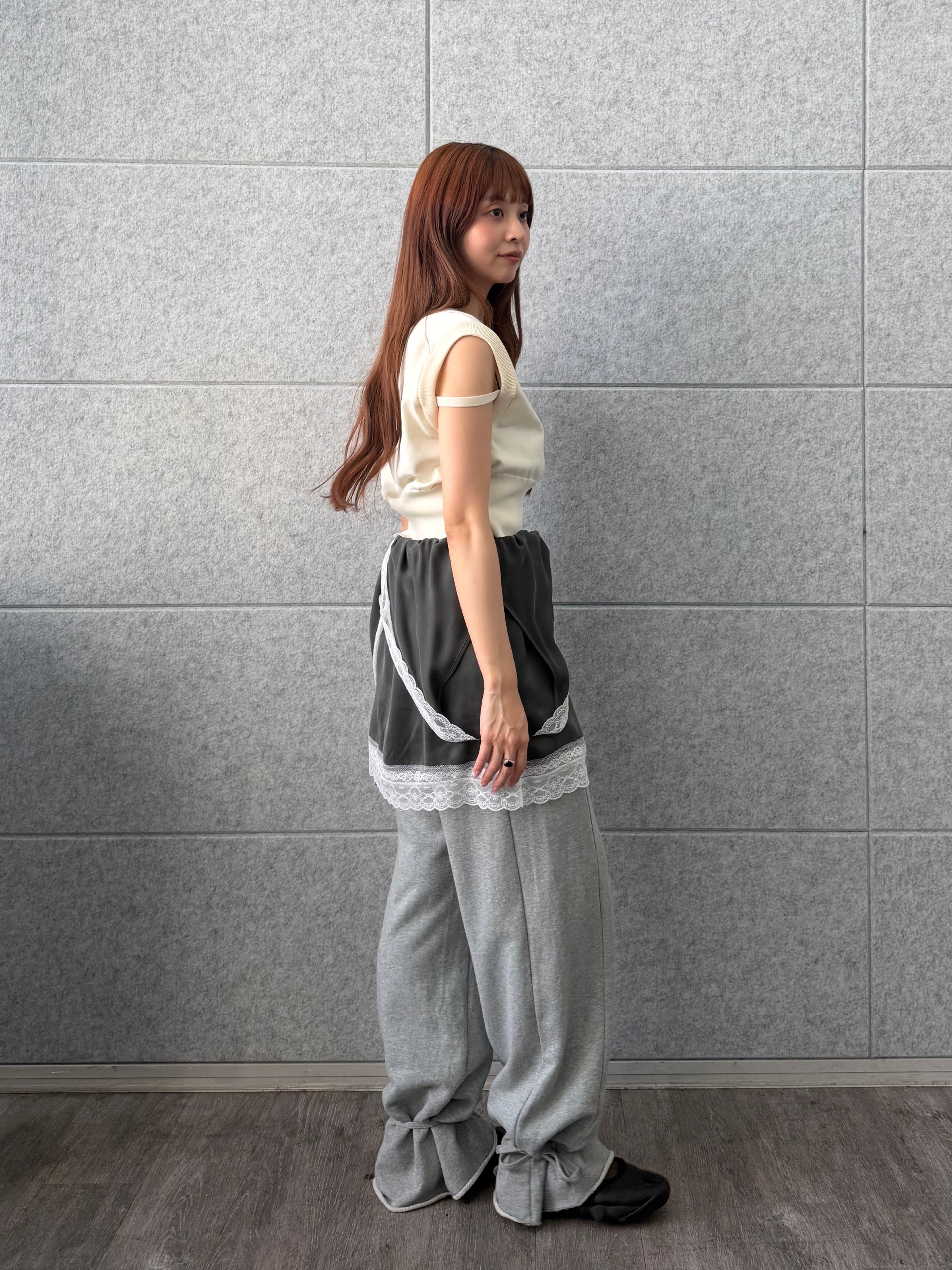 kanamiさんの「CODE A｜【Re】ribbon sweat pants」を使ったコーディネート