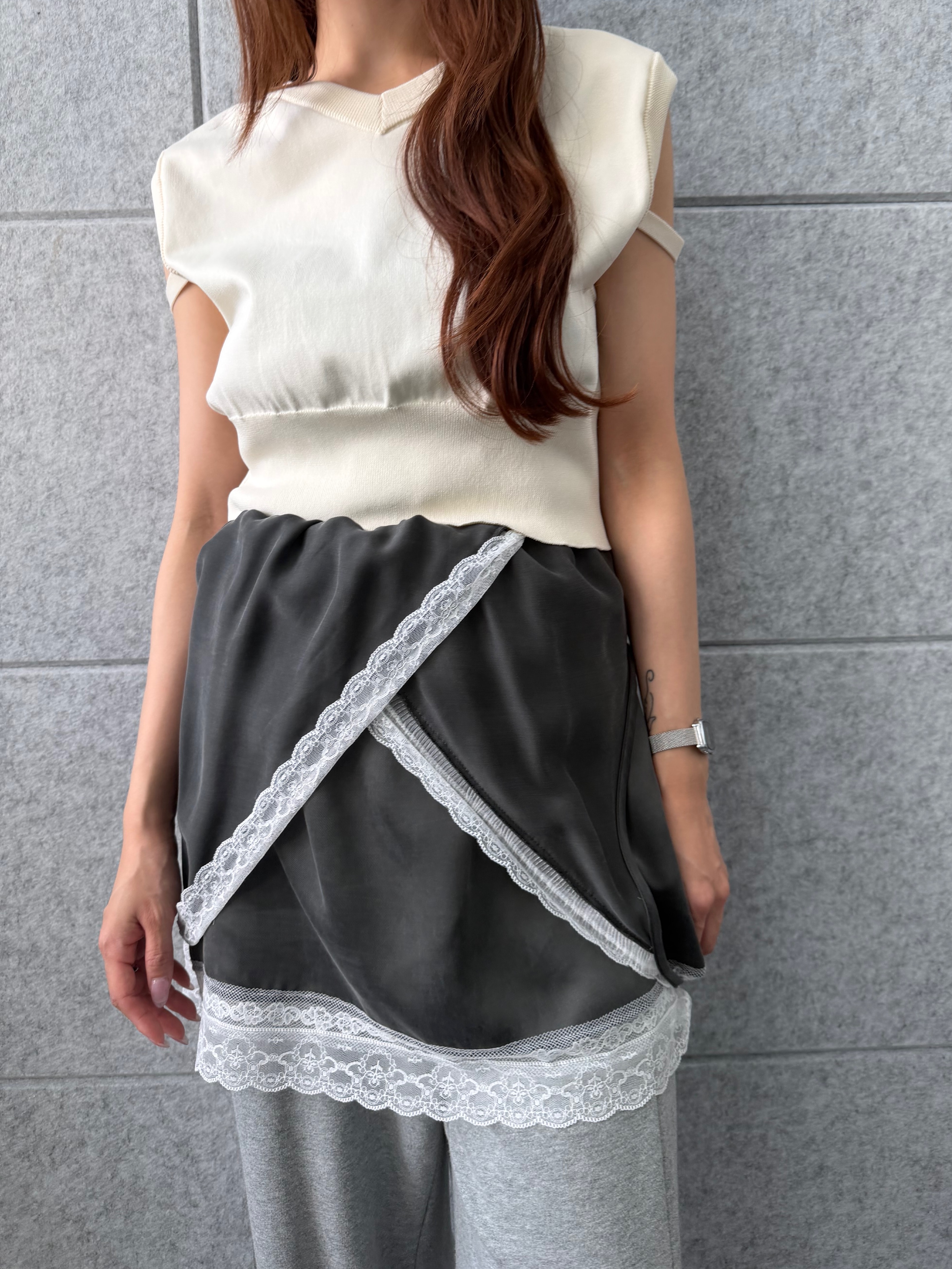 kanamiさんの「CODE A｜【Re】ribbon sweat pants」を使ったコーディネート