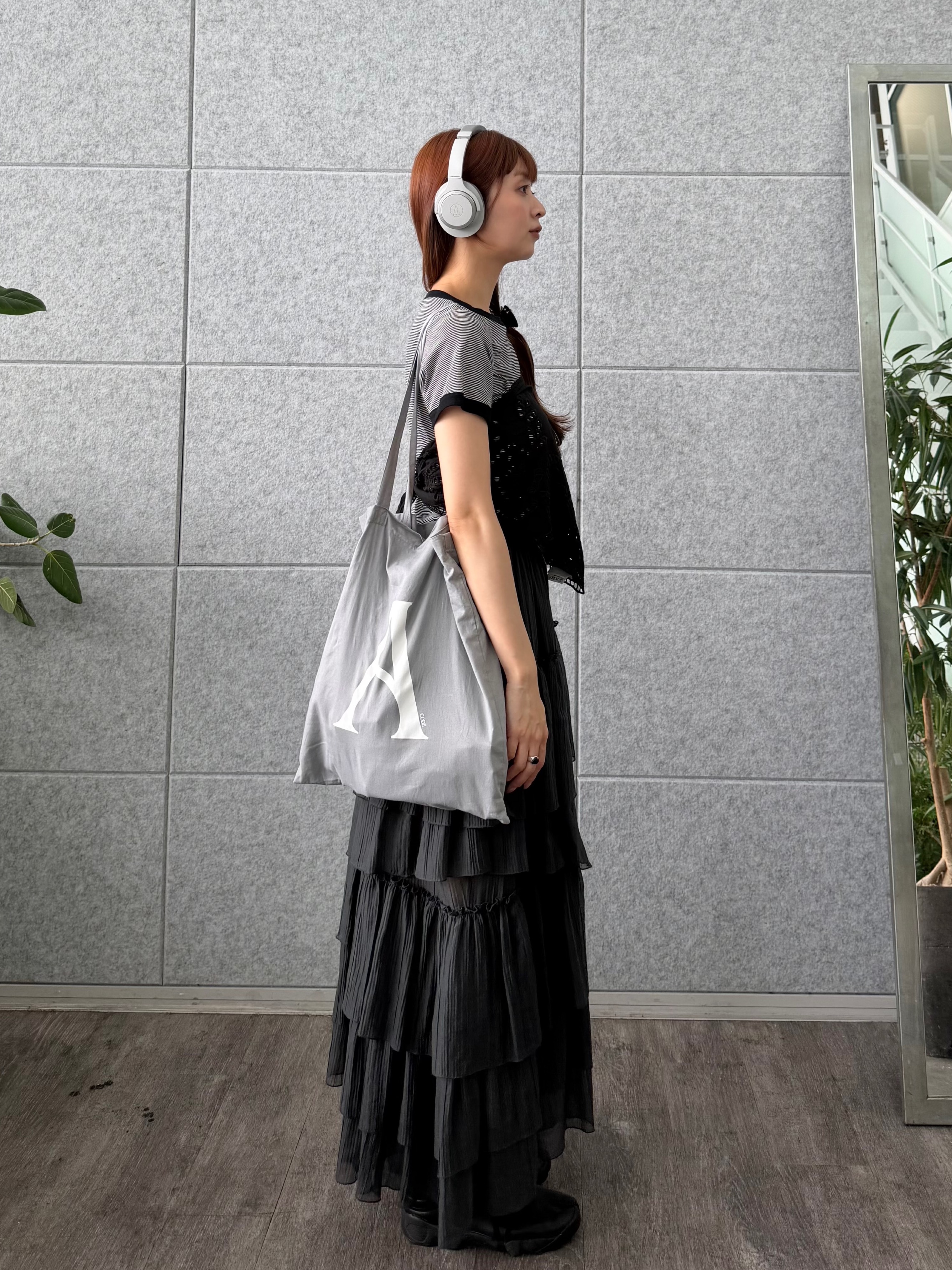 kanamiさんの「CODE A｜sheer ringer tee」を使ったコーディネート