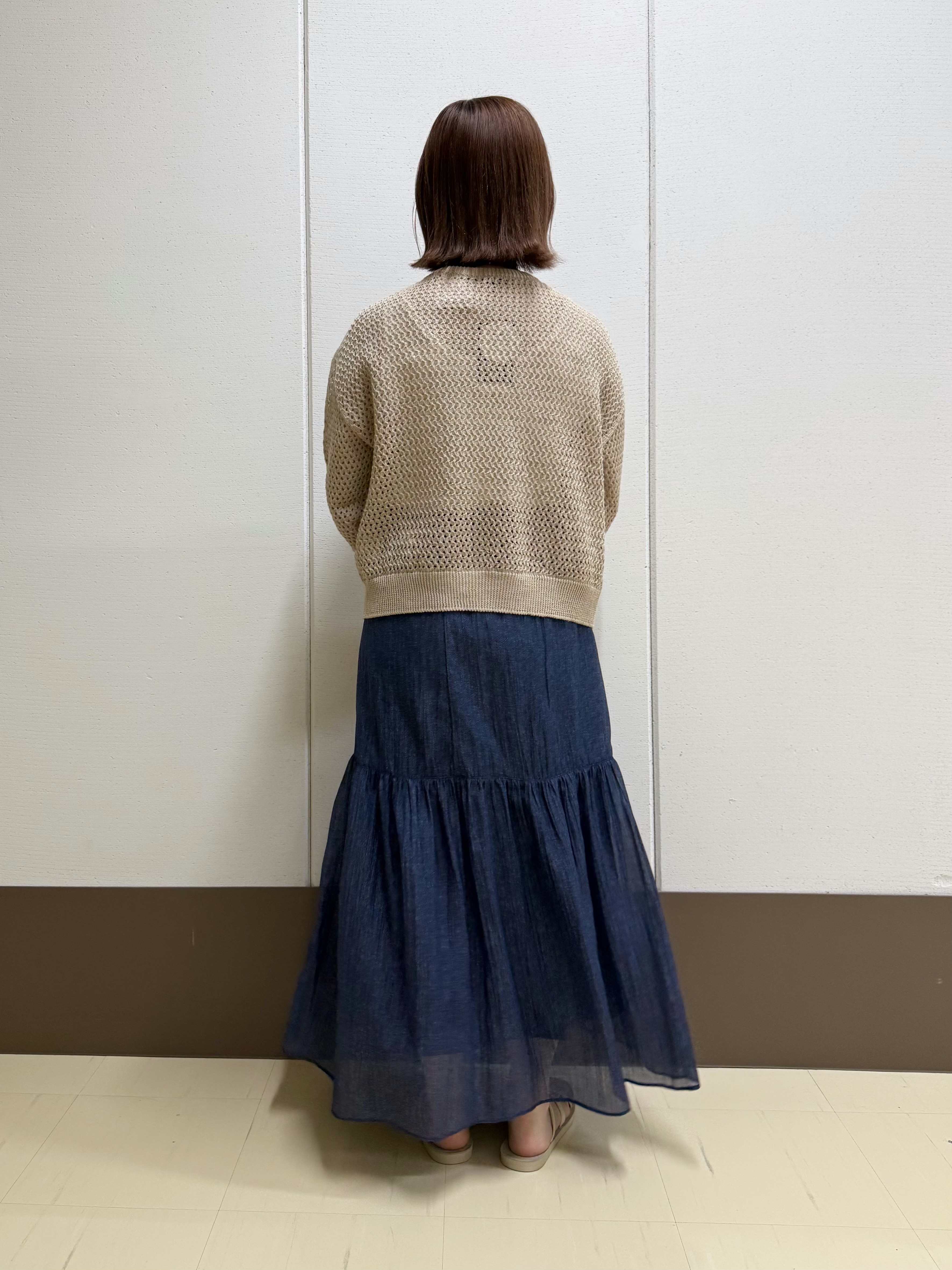 Rikoさんの「INDIVI｜【洗える／前後2WAY】インナータンクトップ」を使ったコーディネート