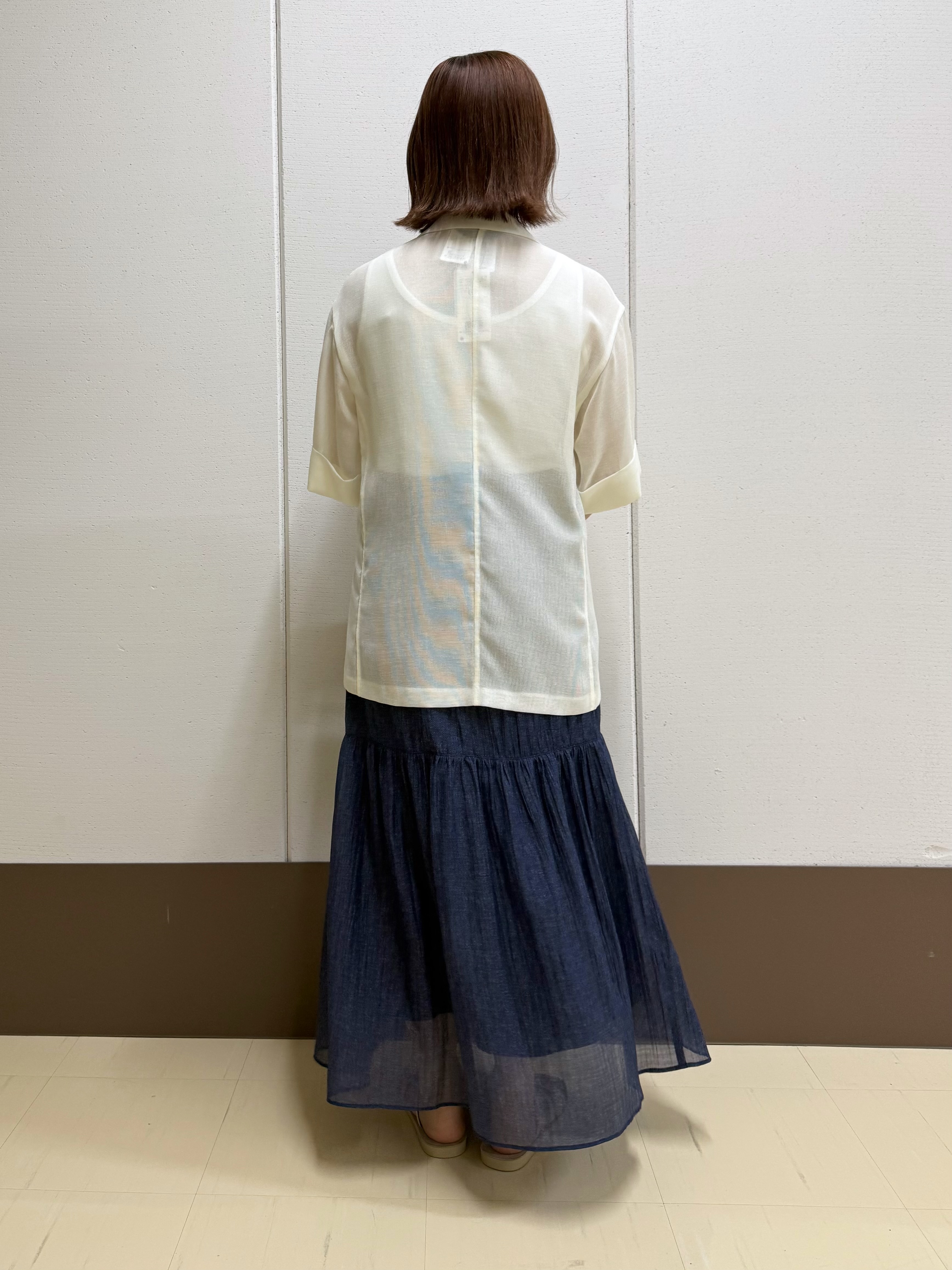 Rikoさんの「INDIVI｜【洗える／前後2WAY】インナータンクトップ」を使ったコーディネート