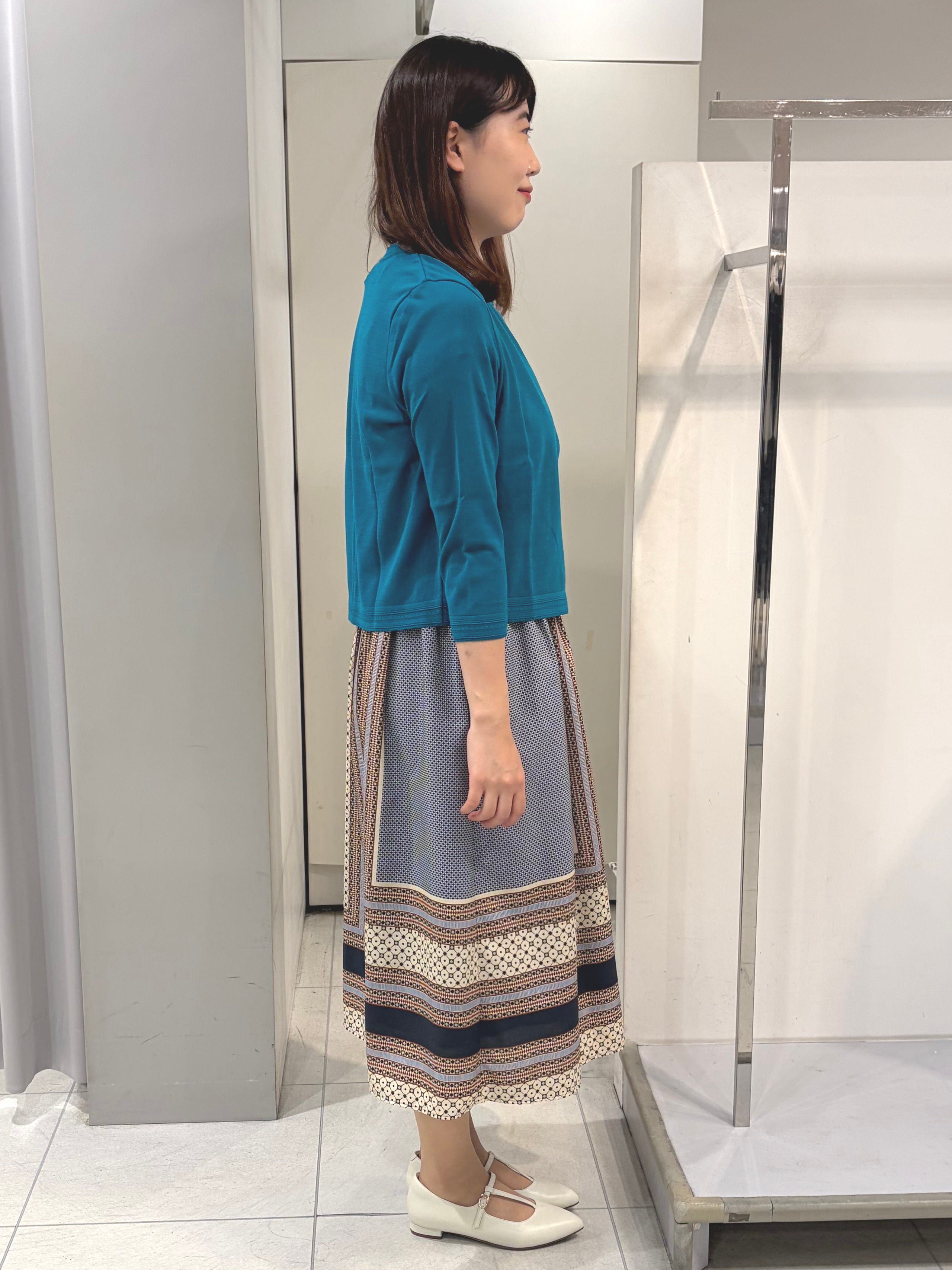 AZUSAさんの「Reflect｜七分袖ニットカーディガン」を使ったコーディネート