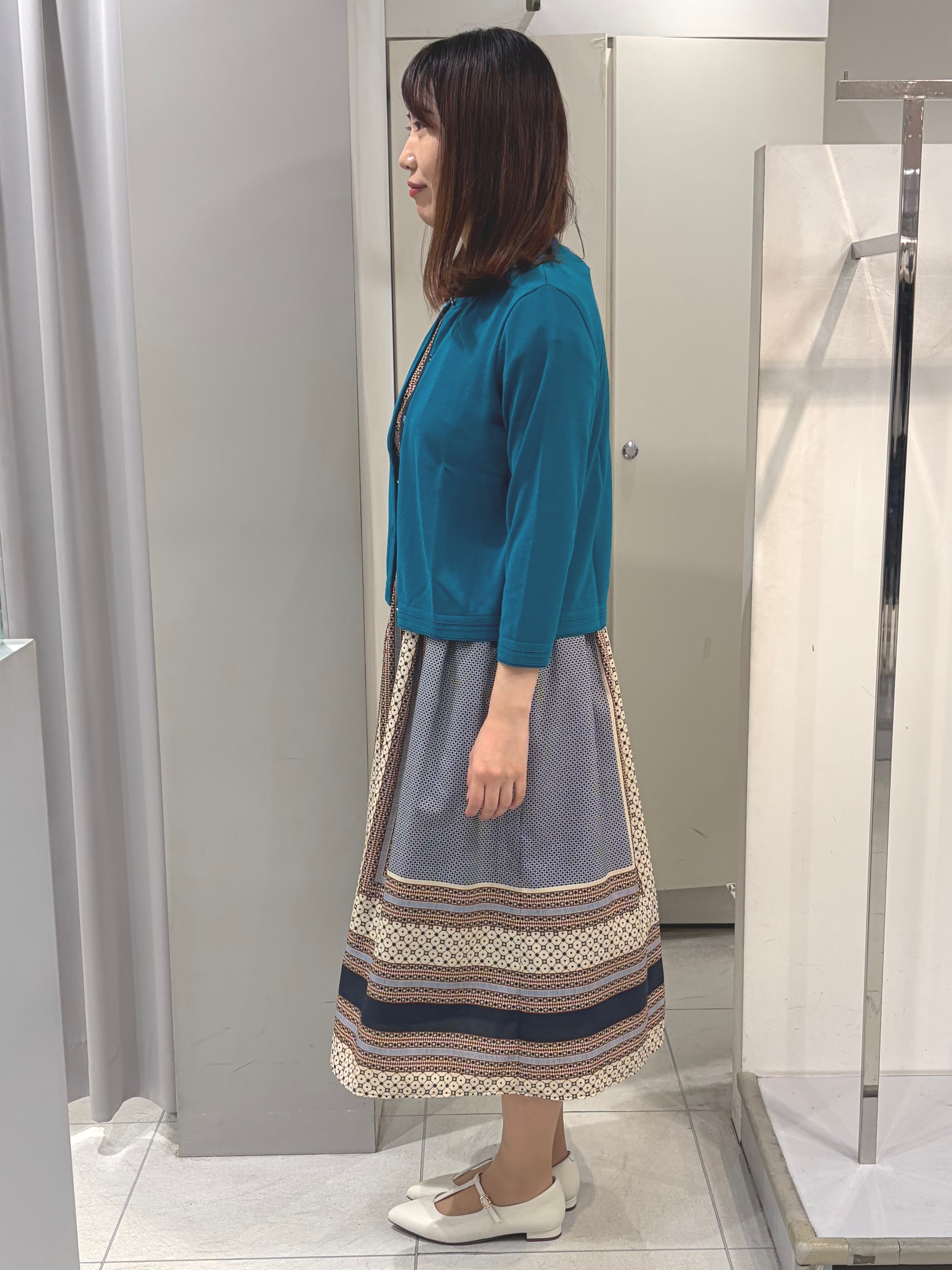 AZUSAさんの「Reflect｜七分袖ニットカーディガン」を使ったコーディネート