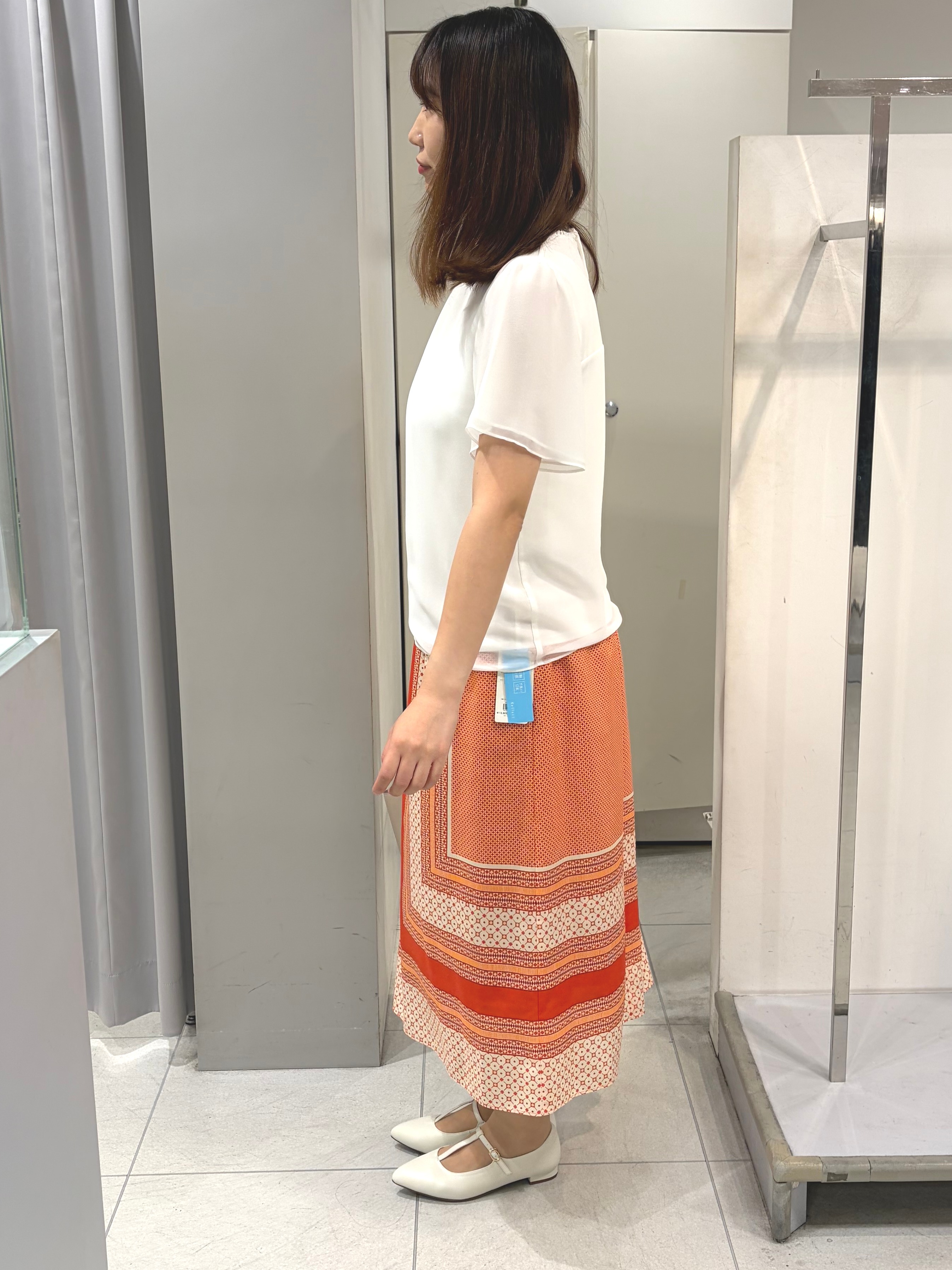 AZUSAさんの「Reflect｜【S-4Lサイズ/UVカット／接触冷感】シフォンジャージブラウス」を使ったコーディネート