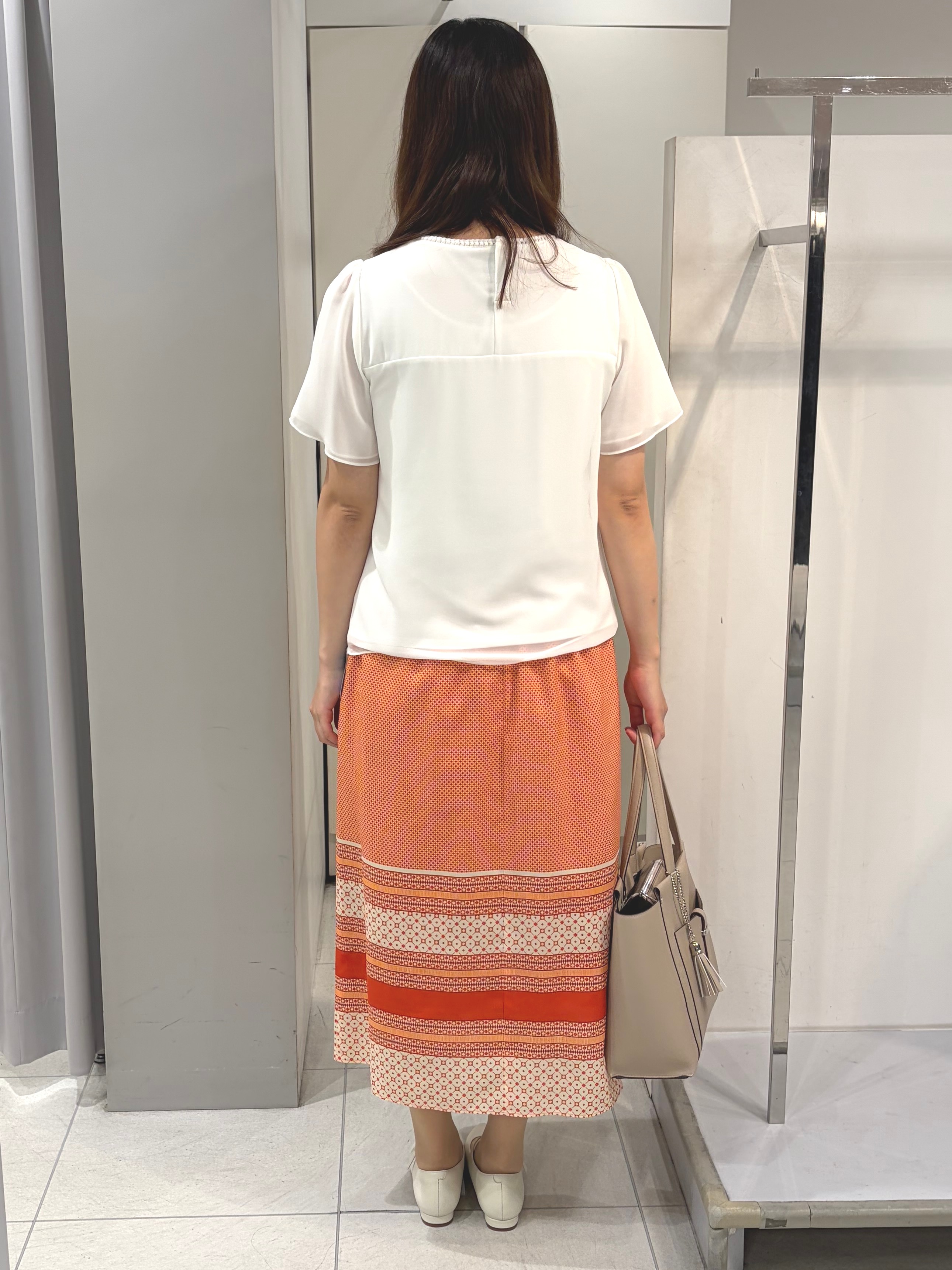 AZUSAさんの「Reflect｜【S-4Lサイズ/UVカット／接触冷感】シフォンジャージブラウス」を使ったコーディネート