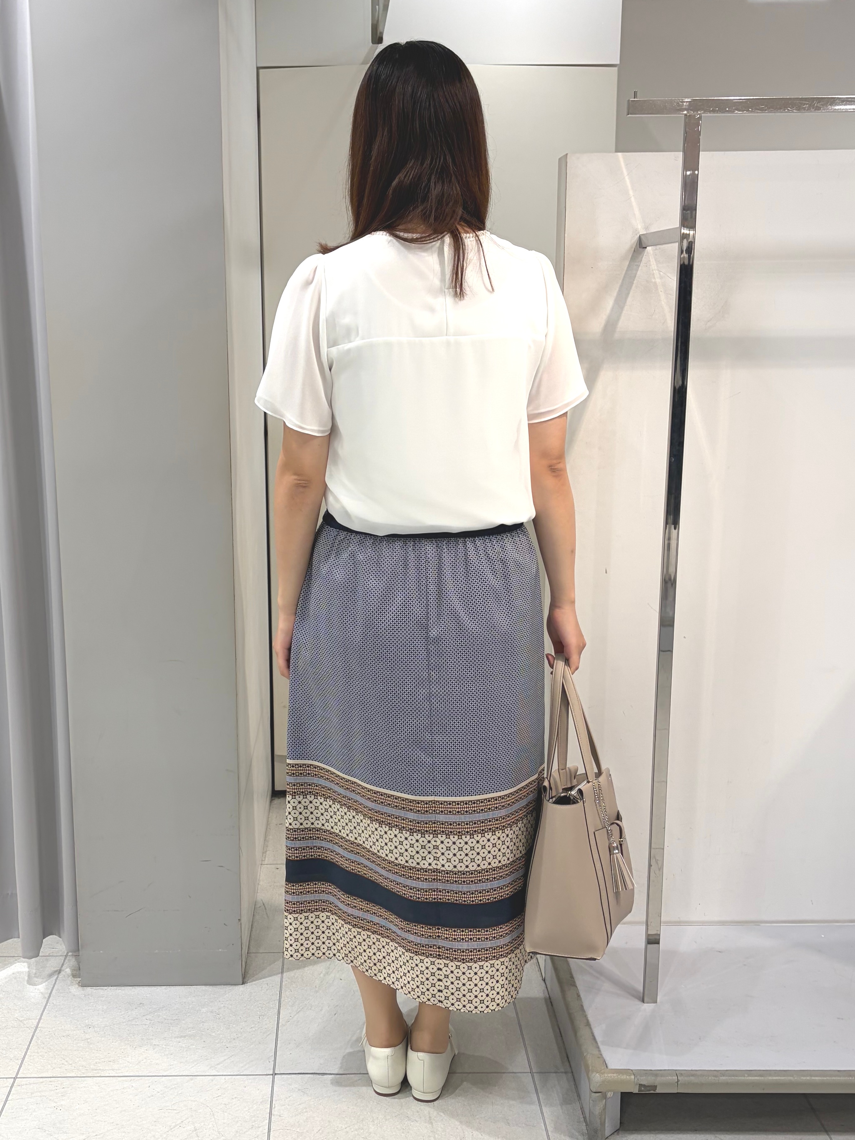 AZUSAさんの「Reflect｜【S-4Lサイズ/UVカット／接触冷感】シフォンジャージブラウス」を使ったコーディネート