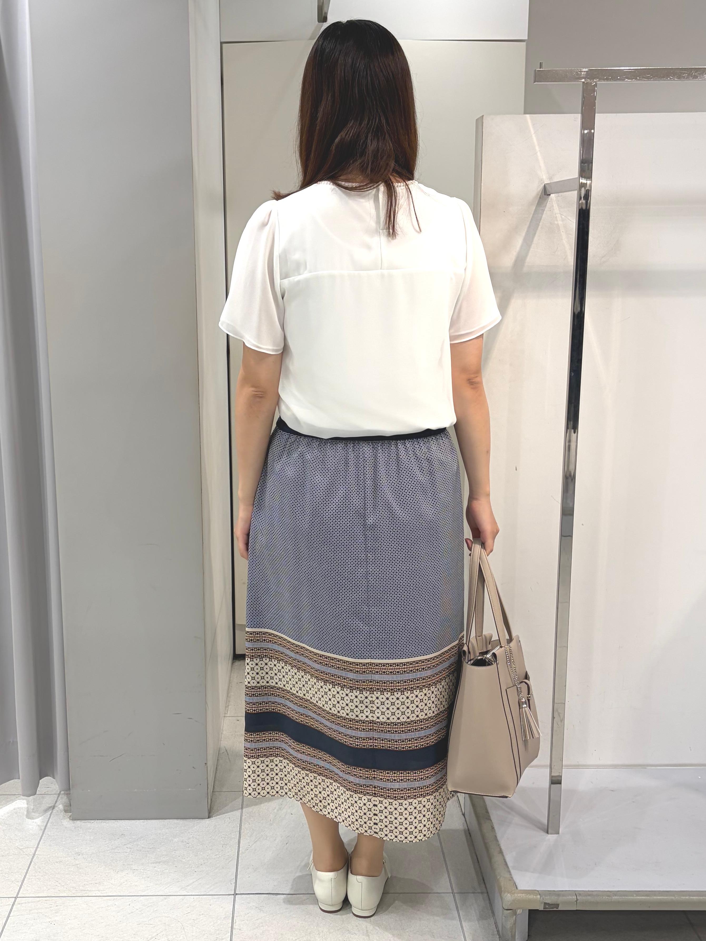 AZUSAさんの「Reflect｜【S-4Lサイズ/UVカット／接触冷感】シフォンジャージブラウス」を使ったコーディネート
