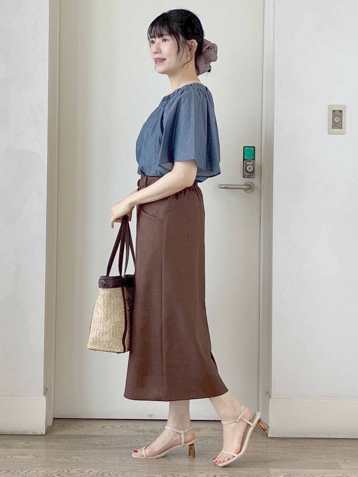  beni_gingerさんの「Reflect｜ネックギャザーデザインブラウス」を使ったコーディネート