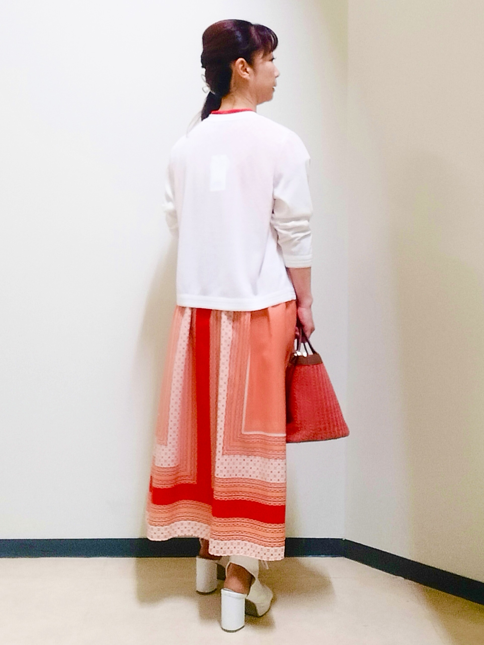 花さんの「Reflect｜七分袖ニットカーディガン」を使ったコーディネート
