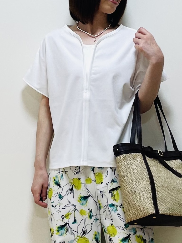 Riiさんの「Reflect｜【UVカット／接触冷感／吸水速乾】フレアスリーブプルオーバー」を使ったコーディネート