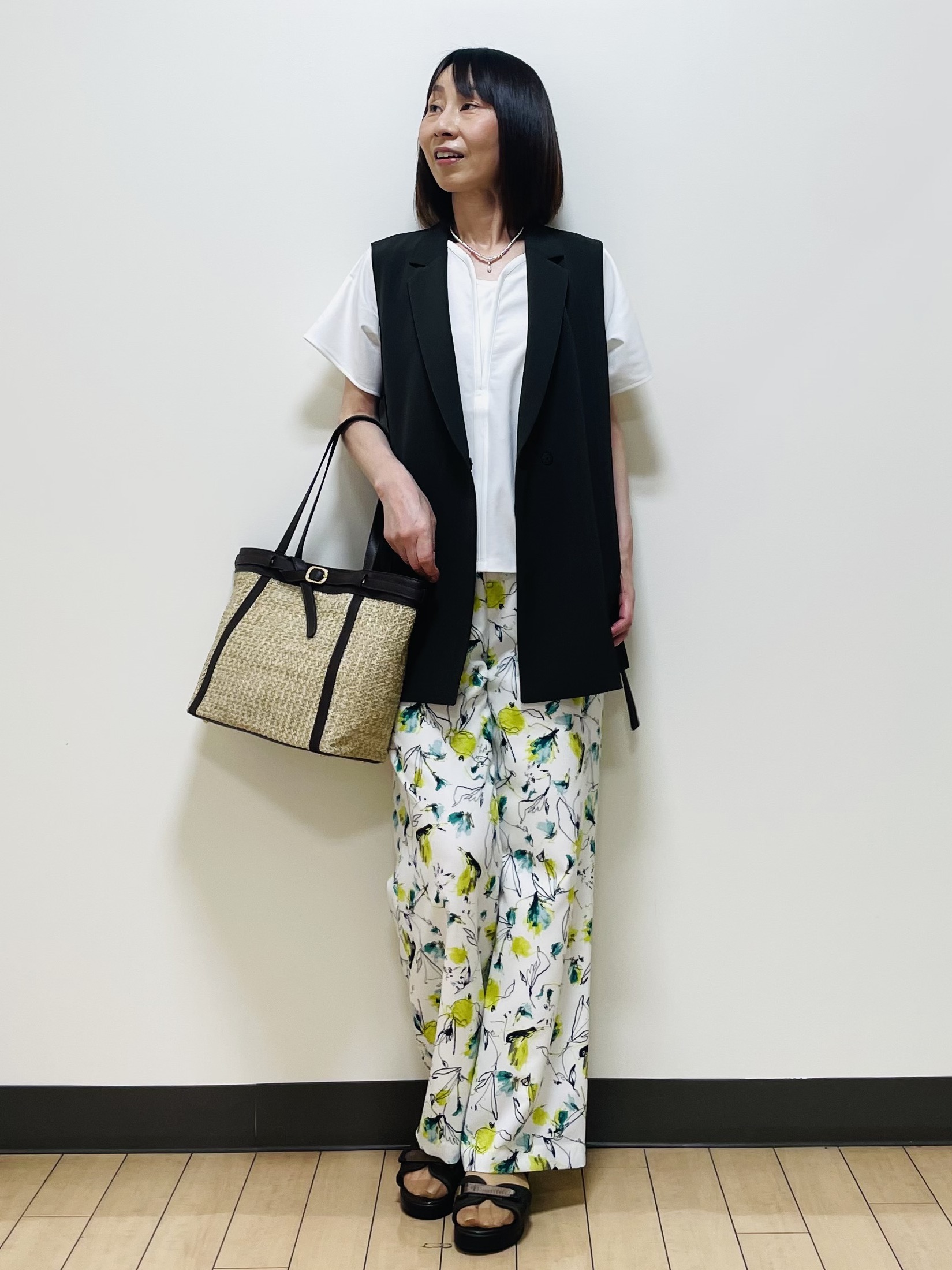 Riiさんの「Reflect｜【SS-4Lサイズ／接触冷感／シワになりにくい】リラクシーテーラードジャケット」を使ったコーディネート