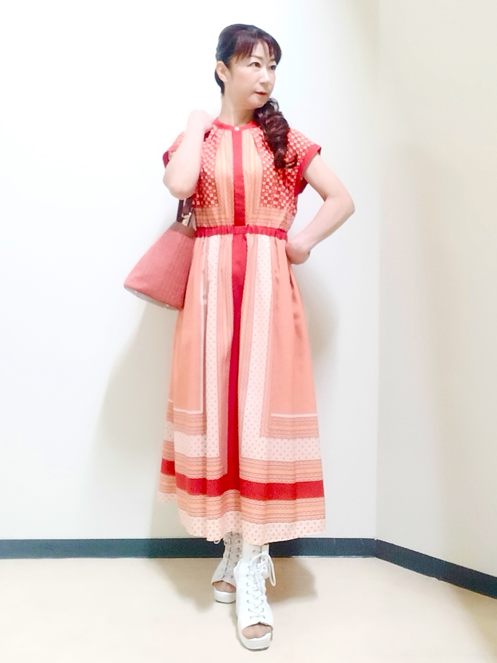 花さんの「Reflect｜七分袖ニットカーディガン」を使ったコーディネート