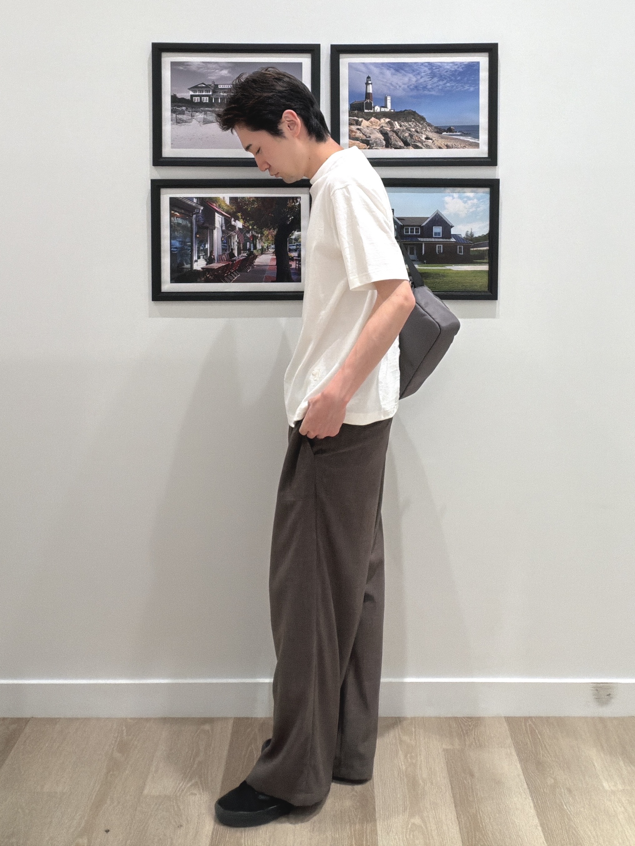 oikawaさんの「Dessin｜【洗える】和歌山ラフィー天竺Tシャツ」を使ったコーディネート