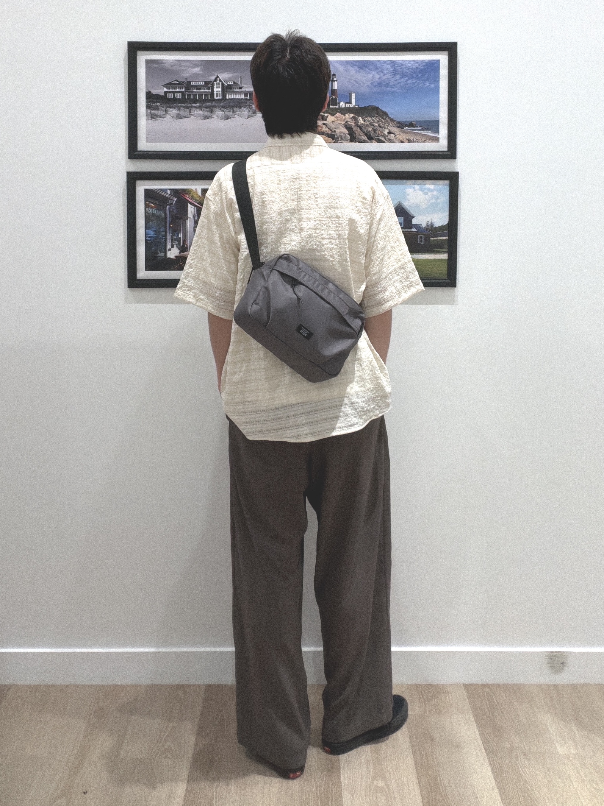 oikawaさんの「Dessin｜シアー素材 オープンカラーシャツ」を使ったコーディネート