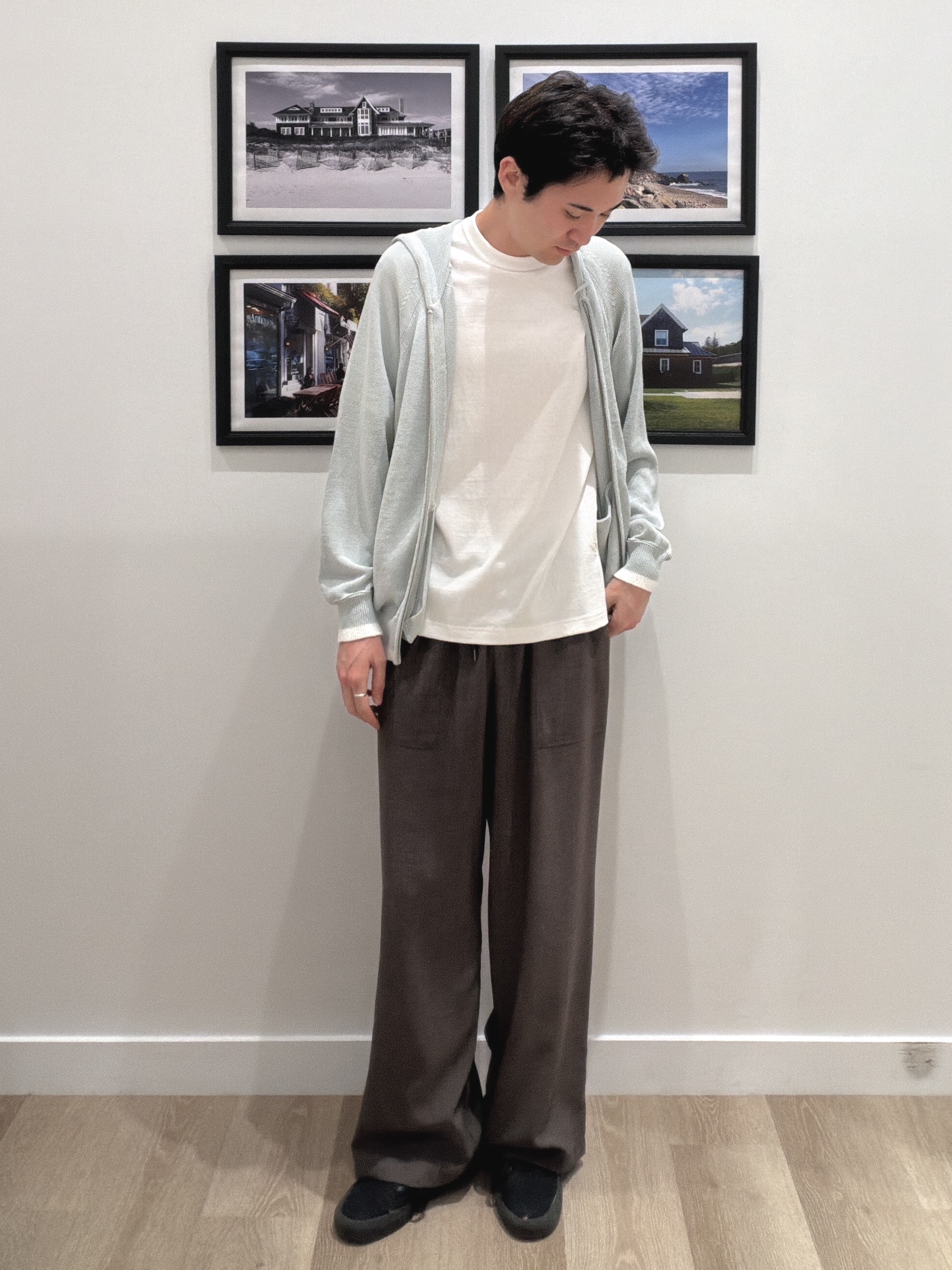 oikawaさんの「Dessin｜【洗える】和歌山ラフィー天竺Tシャツ」を使ったコーディネート