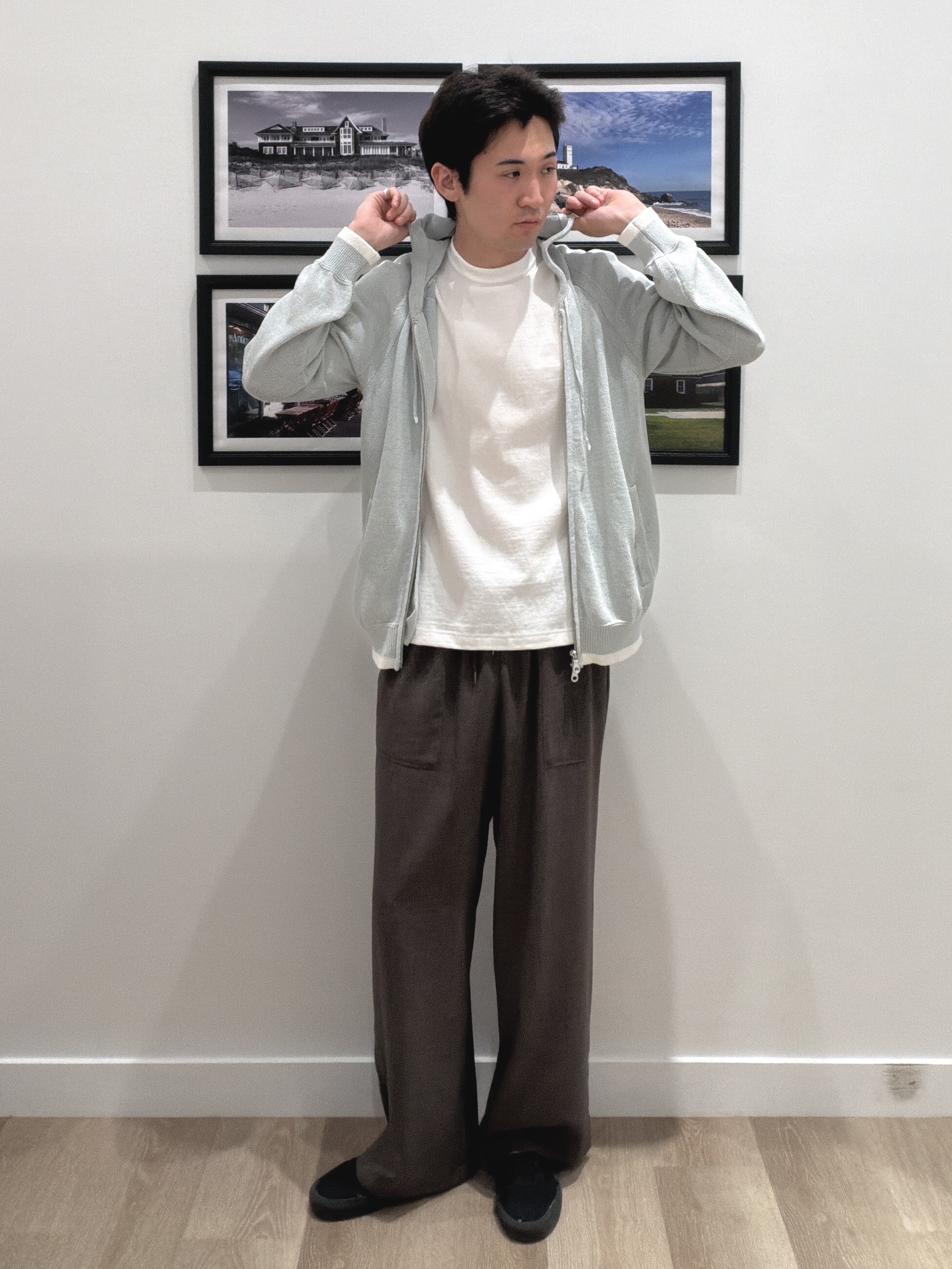 oikawaさんの「Dessin｜【洗える】和歌山ラフィー天竺Tシャツ」を使ったコーディネート