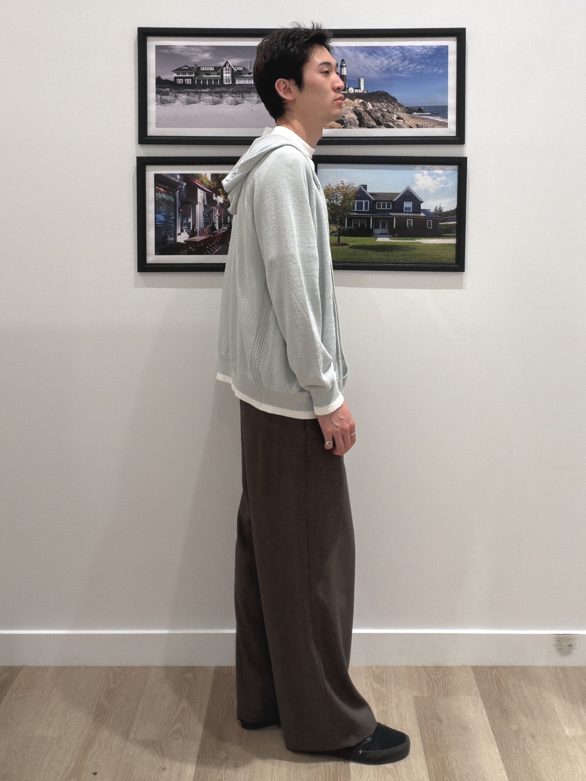 oikawaさんの「Dessin｜【洗える】和歌山ラフィー天竺Tシャツ」を使ったコーディネート