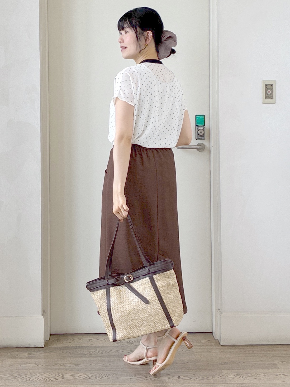  beni_gingerさんの「Reflect｜【通勤におすすめ◎】ジョーゼットブラウス」を使ったコーディネート