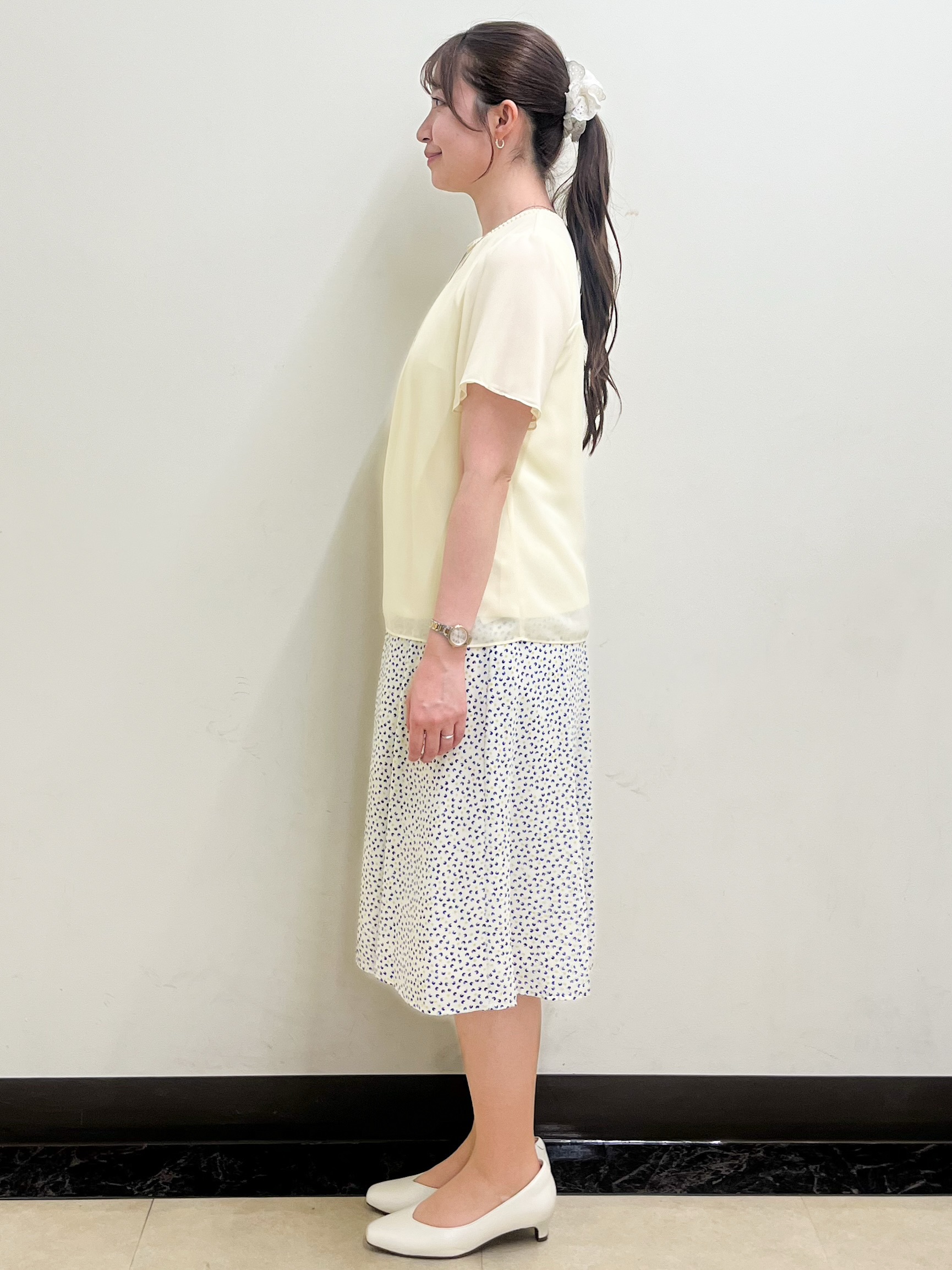 mikikoさんの「Reflect｜【S-4Lサイズ/UVカット／接触冷感】シフォンジャージブラウス」を使ったコーディネート