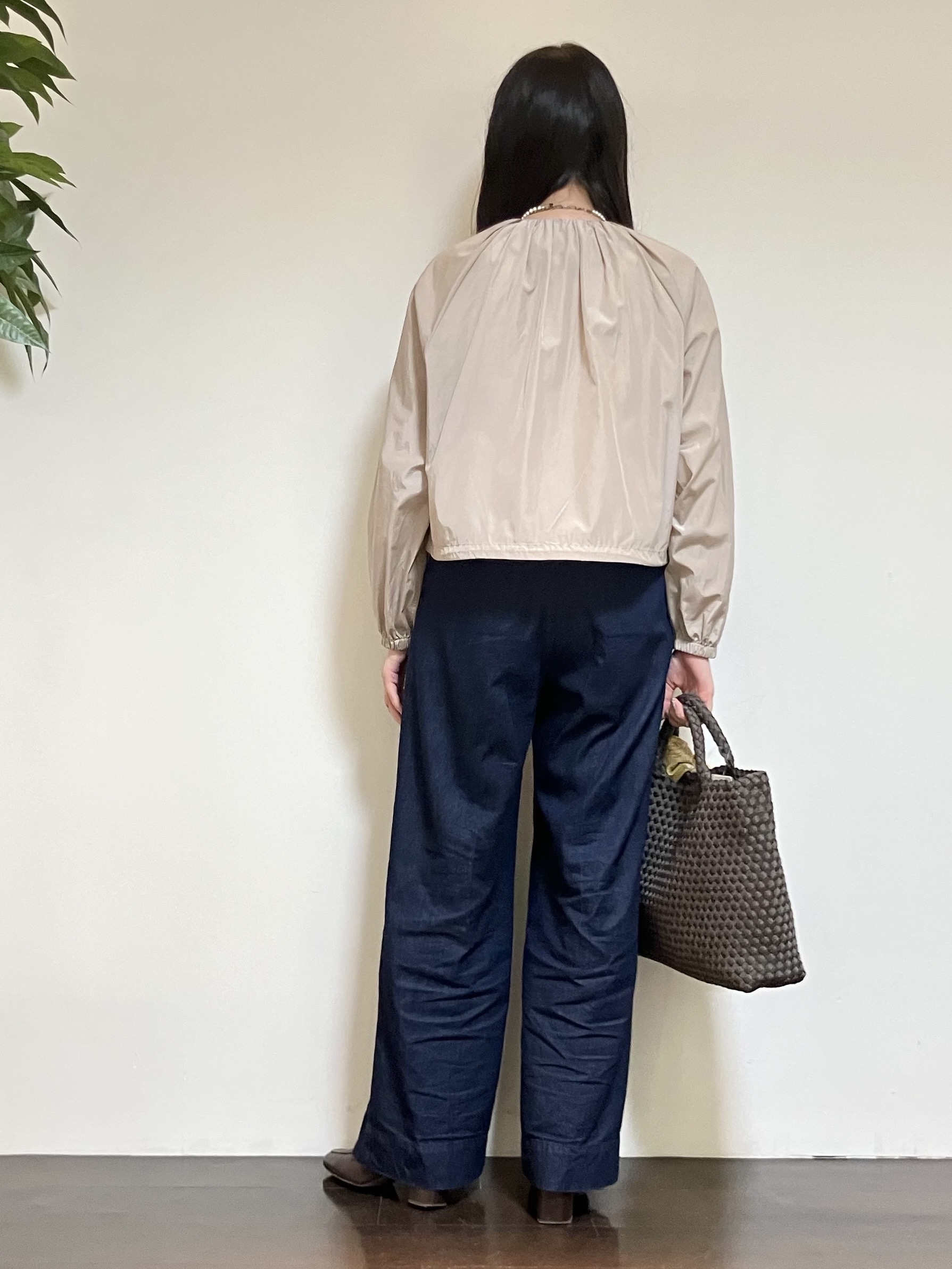 カレンさんの「UNTITLED｜【セットアップ可/はっ水】シャイニータイプライターブルゾン」を使ったコーディネート