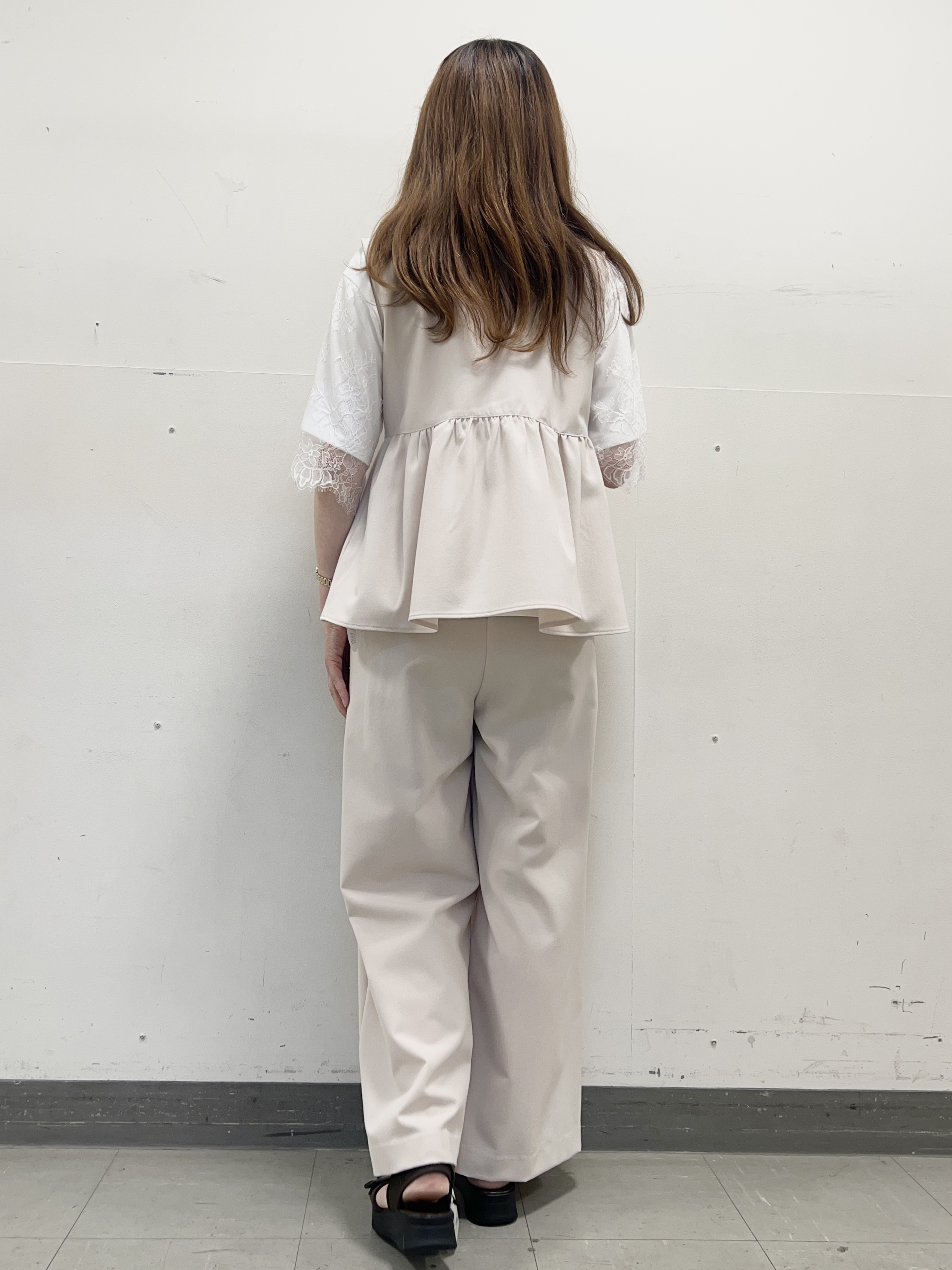 yuさんの「Reflect｜【UVカット／接触冷感】スカラップレースジャージカットソー」を使ったコーディネート
