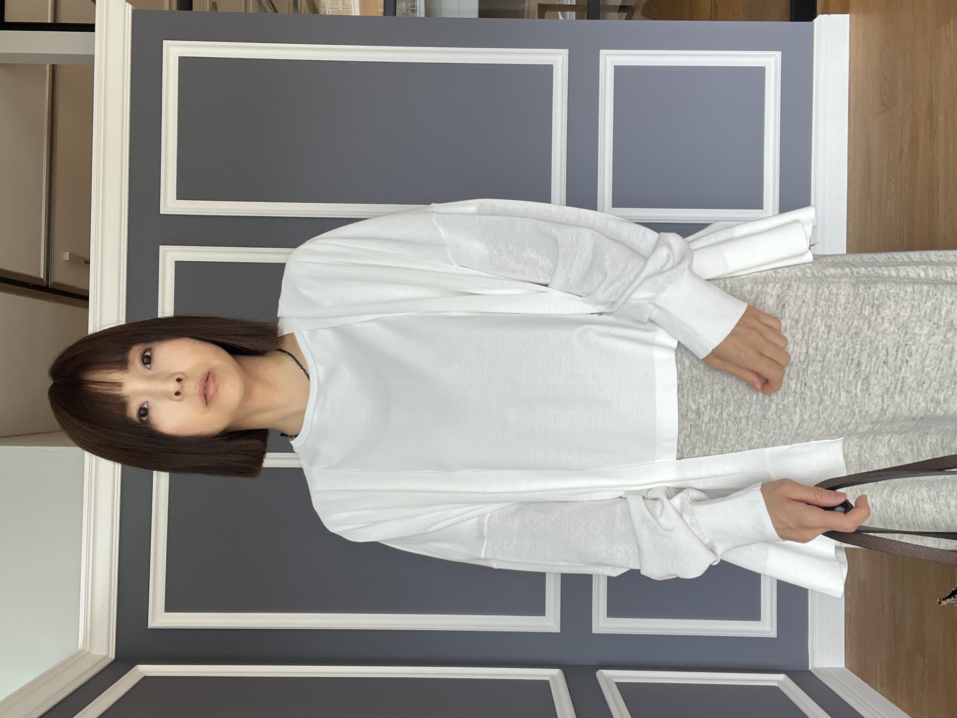 misaさんの「DRESSTERIOR｜NICOLAS LAINAS（ニコラスライナス）ソフトソールトングサンダル」を使ったコーディネート