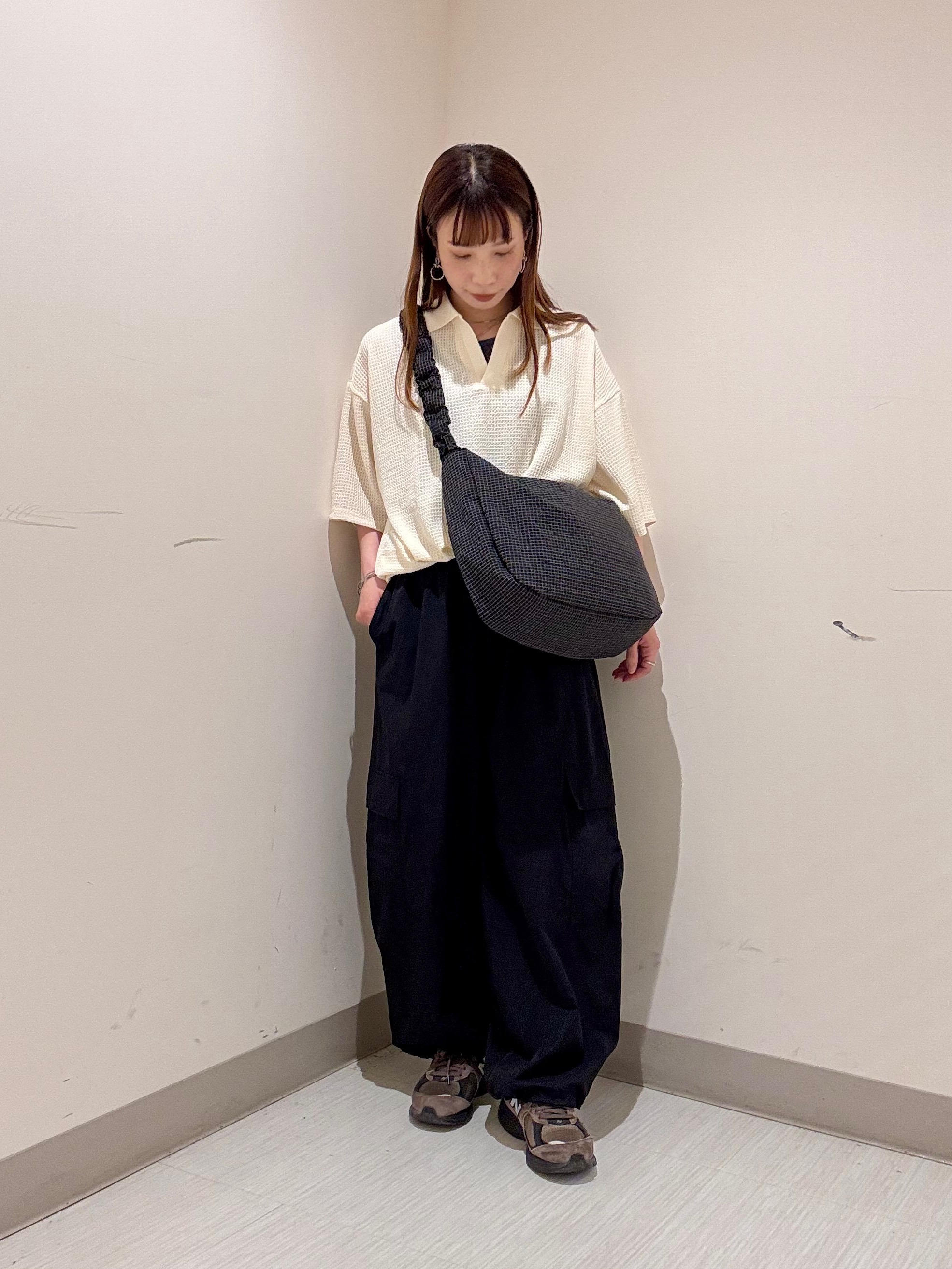 S.A.Oさんの「tk.TAKEO KIKUCHI｜【ソフトタッチ】ルーズスキッパーポロシャツ/ソフト肌触り/オーバーサイズ/ルーズ/ドロップショルダー」を使ったコーディネート