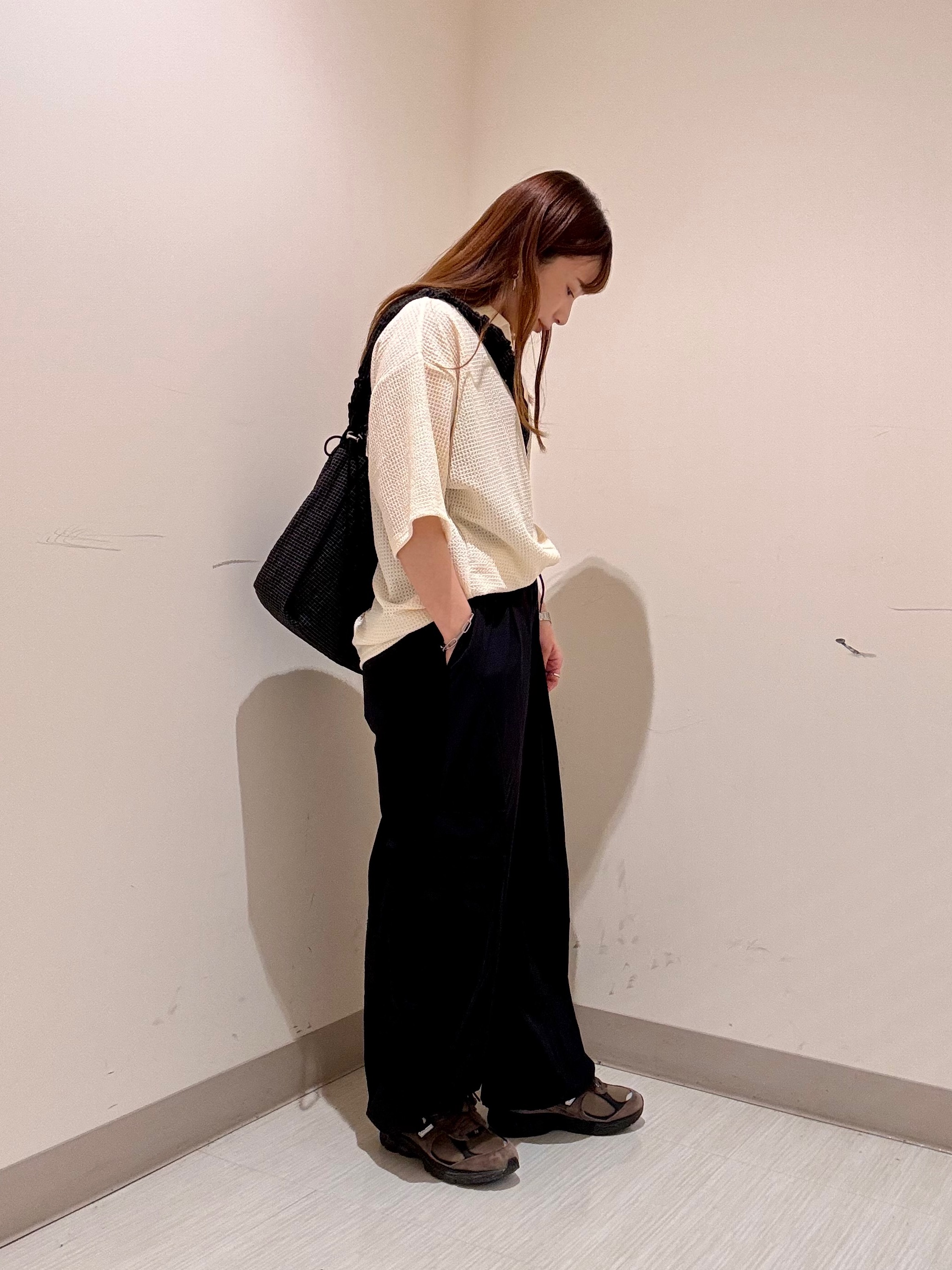 S.A.Oさんの「tk.TAKEO KIKUCHI｜【ソフトタッチ】ルーズスキッパーポロシャツ/ソフト肌触り/オーバーサイズ/ルーズ/ドロップショルダー」を使ったコーディネート