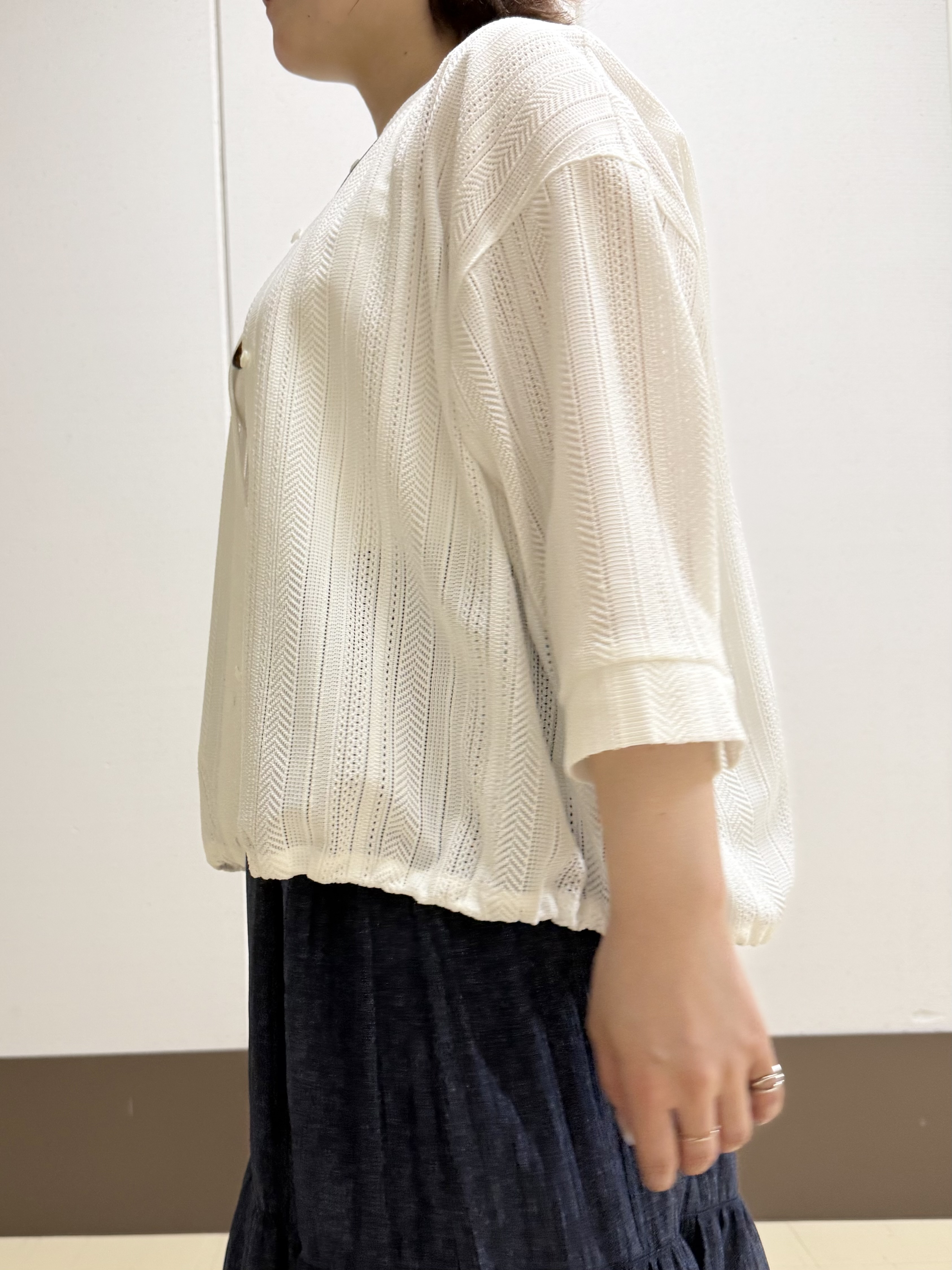 Rikoさんの「INDIVI｜【さらっと素材／洗える】キカレースブラウス」を使ったコーディネート