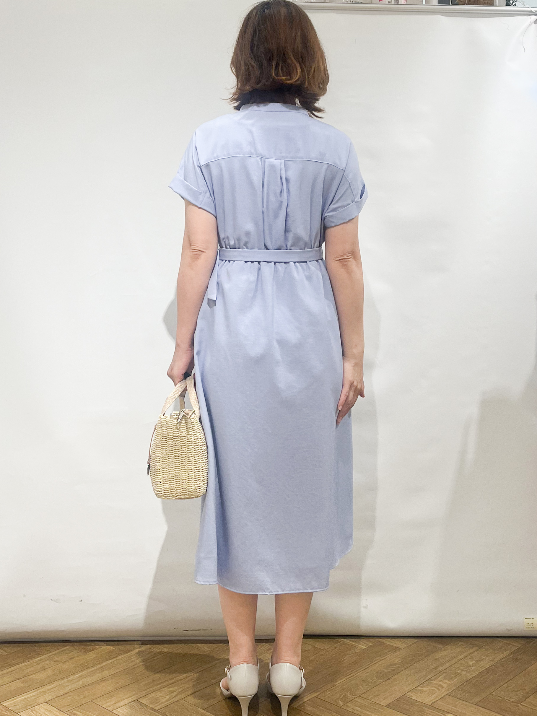 fumiさんの「index｜《7色展開／XS-LLサイズ》ダブルポケットスキッパーシャツワンピース【吸水速乾／防シワ／イージーア」を使ったコーディネート