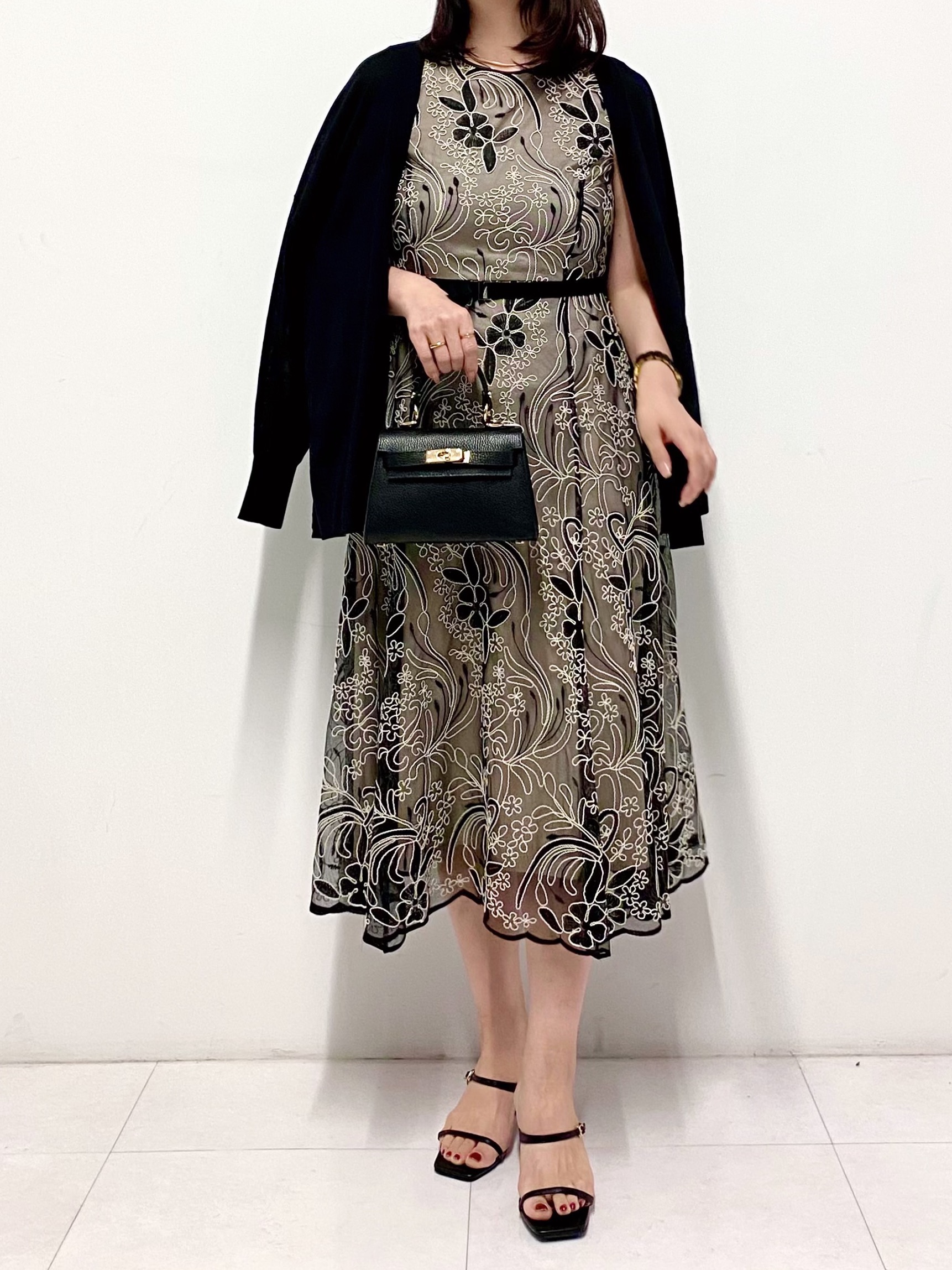 Sawaguchiさんの「DRESSTERIOR｜シアーコードレース ドレス」を使ったコーディネート