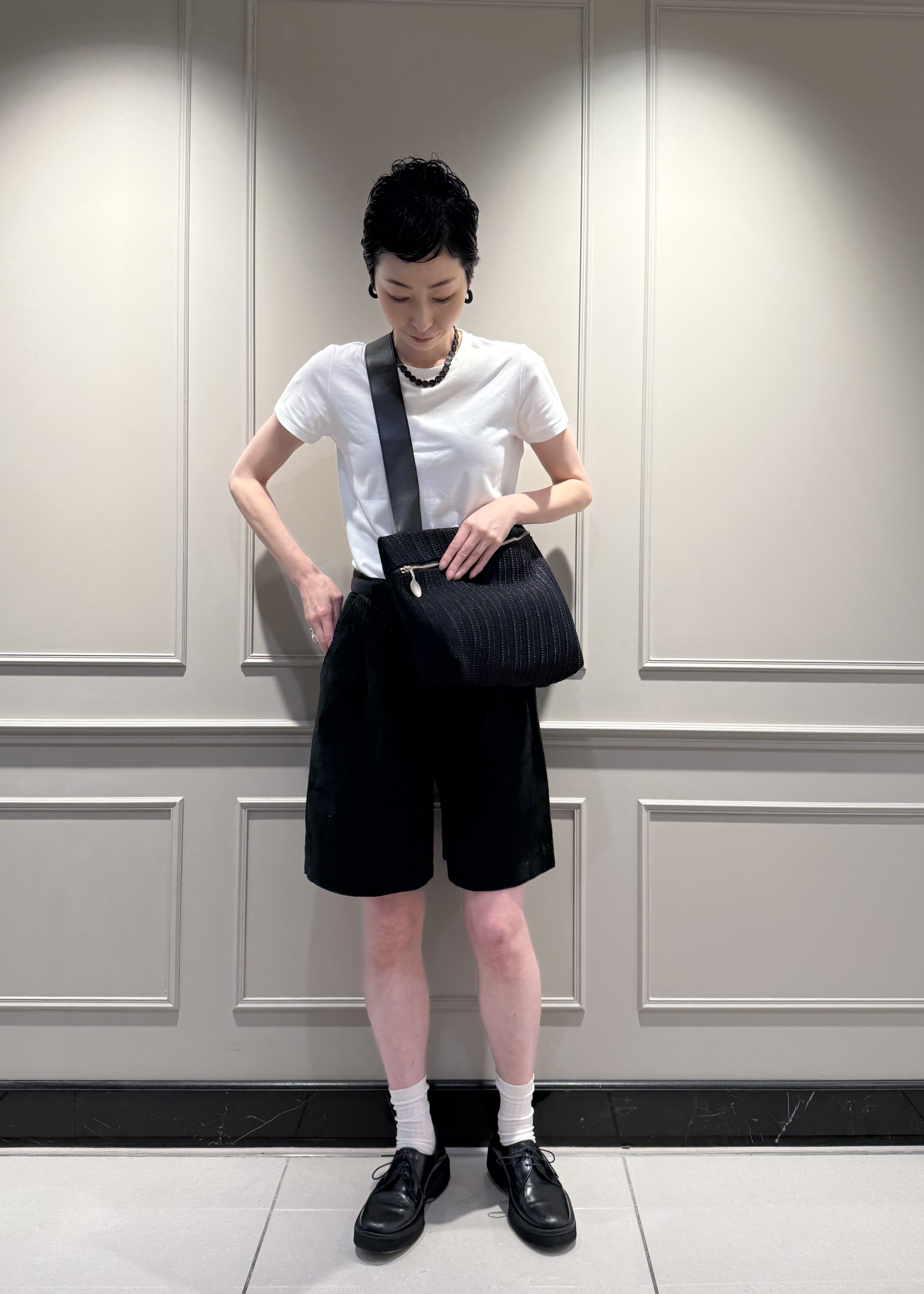 Kさんの「HIROKO HAYASHI｜PISTA ESTIVA（ピスタ エスティーバ）ショルダーバッグ」を使ったコーディネート