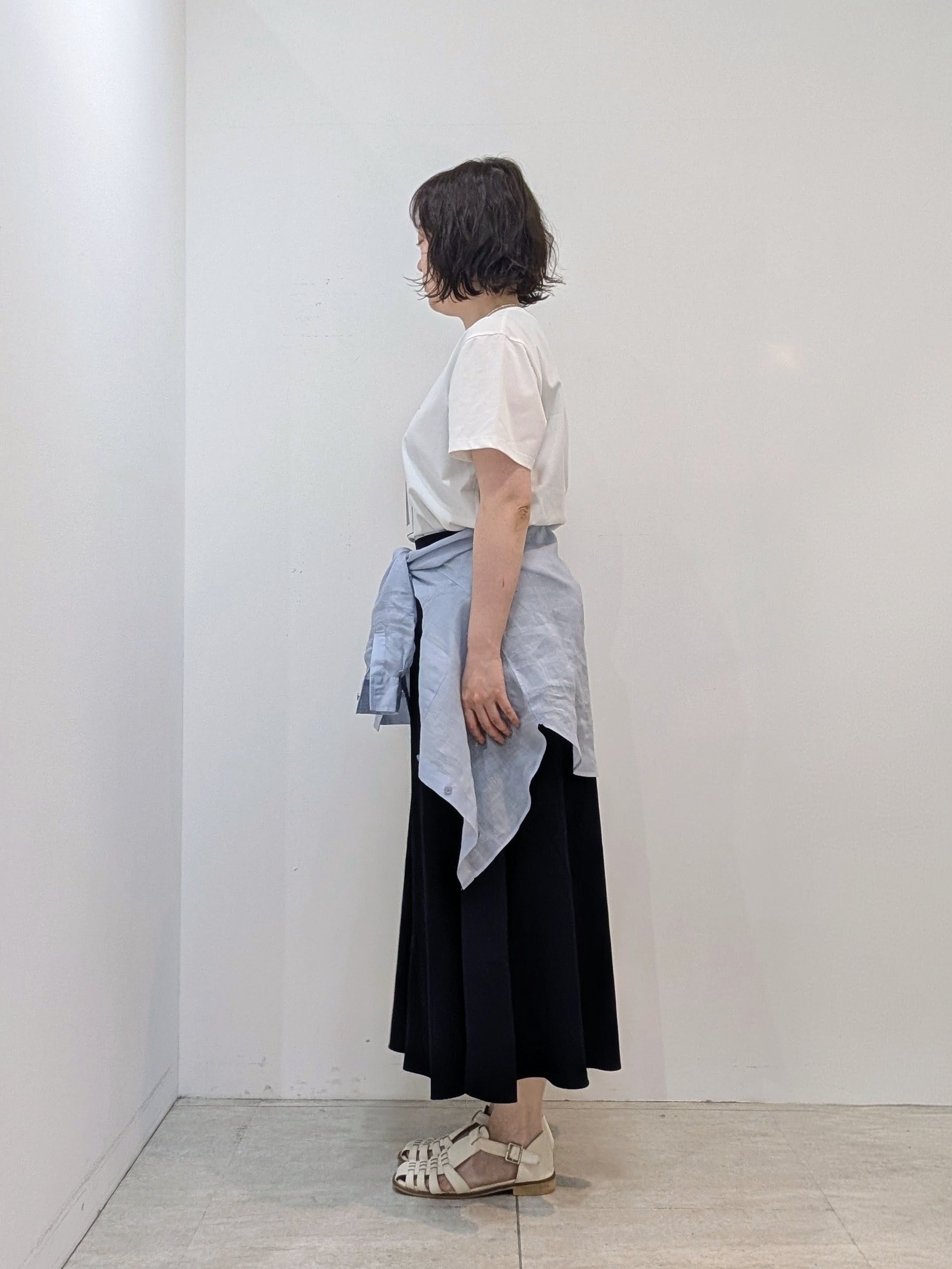 いこさんの「UNTITLED｜【古畑星夏さん着用/接触冷感】ドライタッチシャツ」を使ったコーディネート
