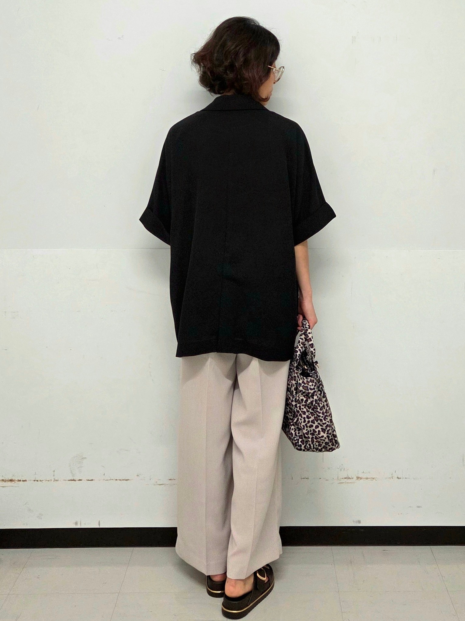 くまみさんの「OPAQUE.CLIP｜【接触冷感／吸水速乾／防シワ】リネンライクテーラードジャケット《洗濯機OK》」を使ったコーディネート