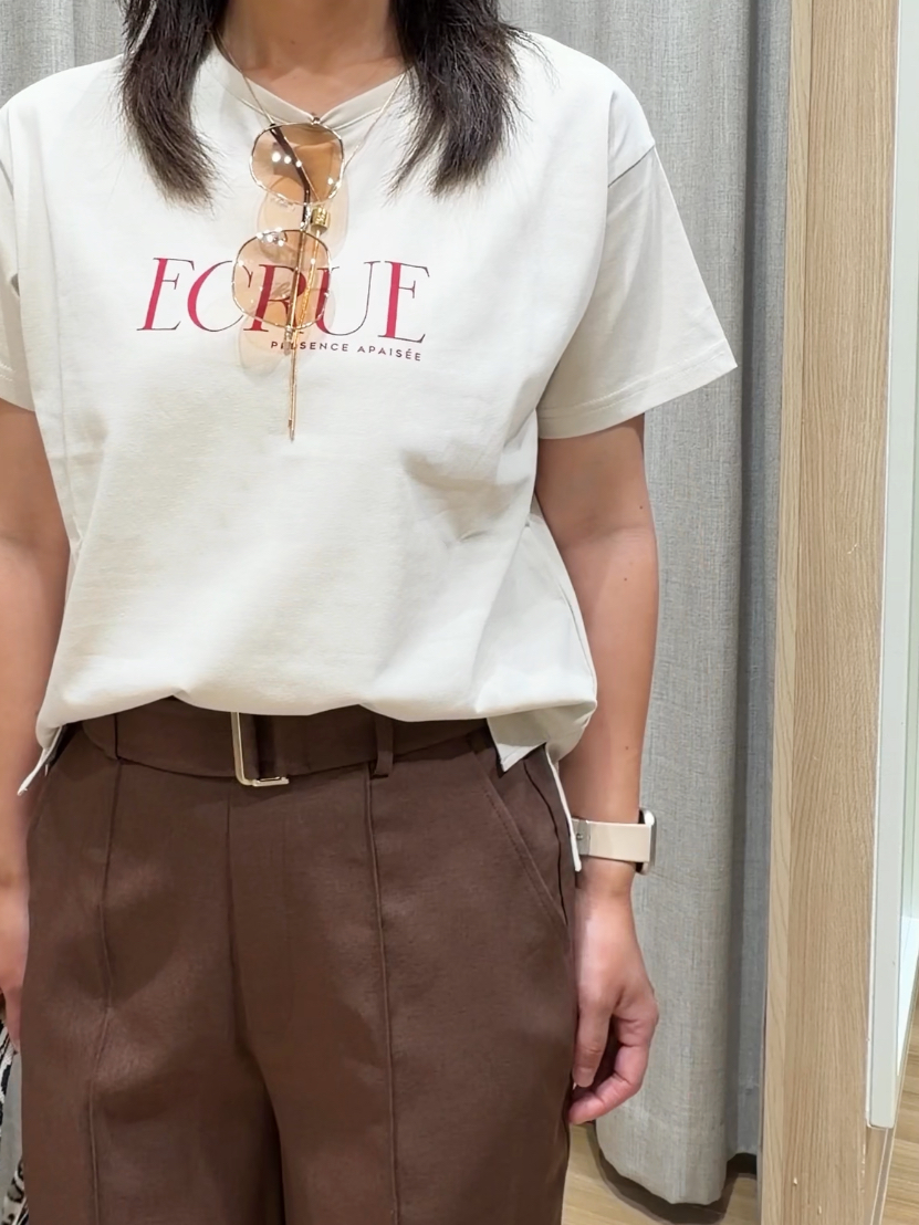 Fumikaさんの「grove｜【遮熱／吸水速乾／接触冷感／UVカット】ベーシックロゴTシャツ」を使ったコーディネート