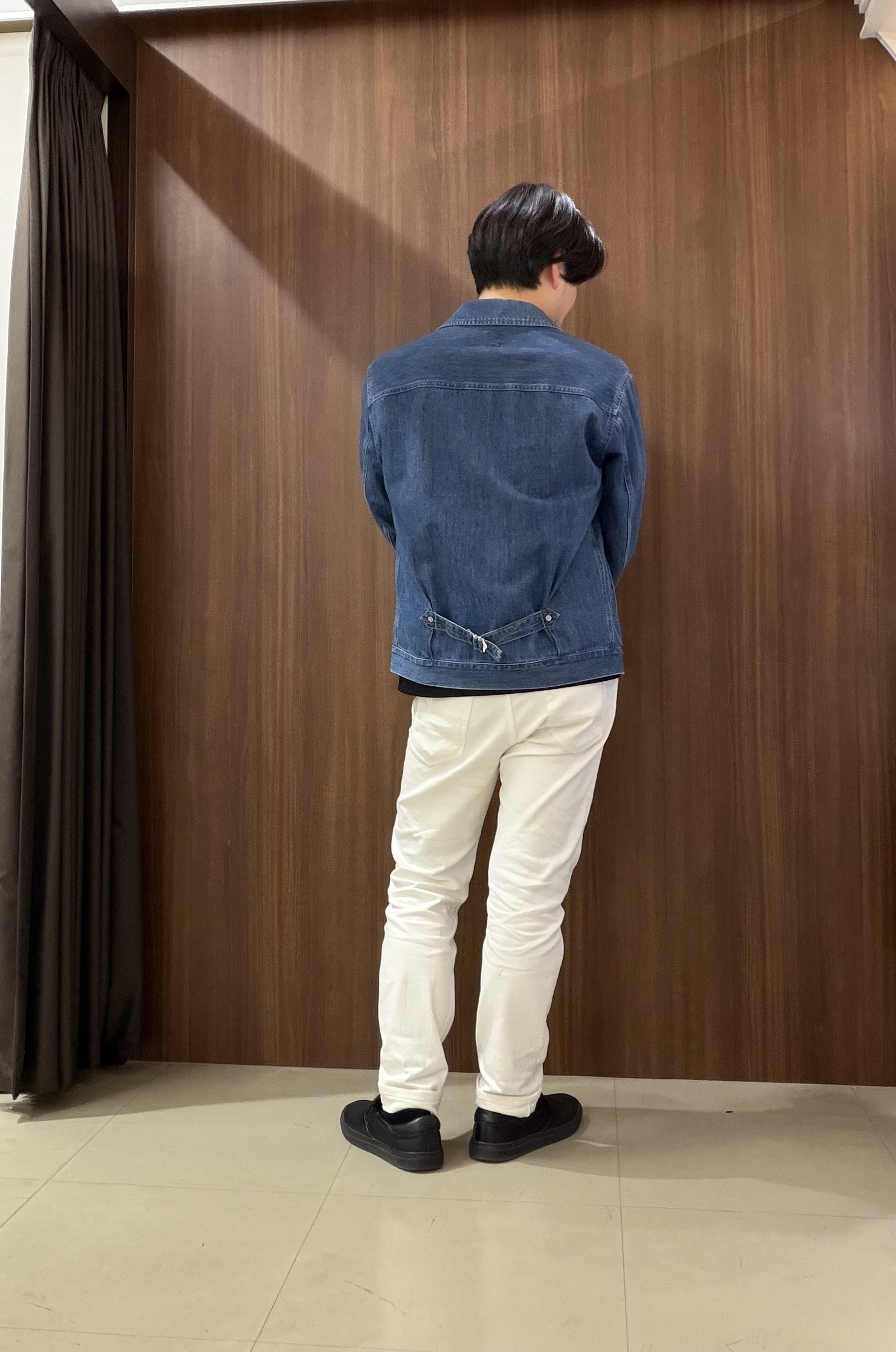 中村さんの「TAKEO KIKUCHI｜【接触冷感】アイスクリアコットン Tシャツ」を使ったコーディネート