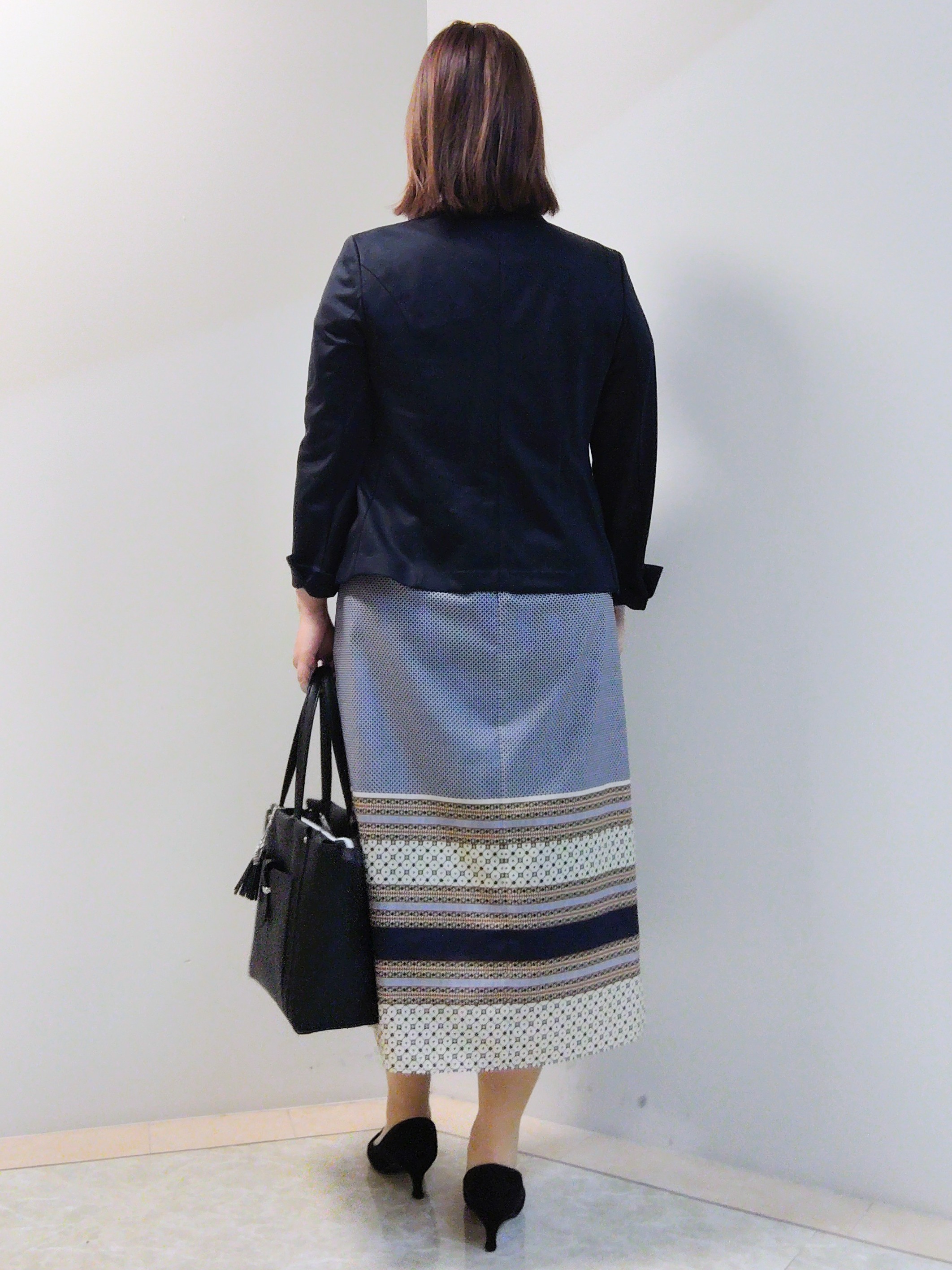 エリさんの「Reflect｜【SS-4Lサイズ／UVカット／接触冷感】匠ジャケット／ベーシックテーラード」を使ったコーディネート