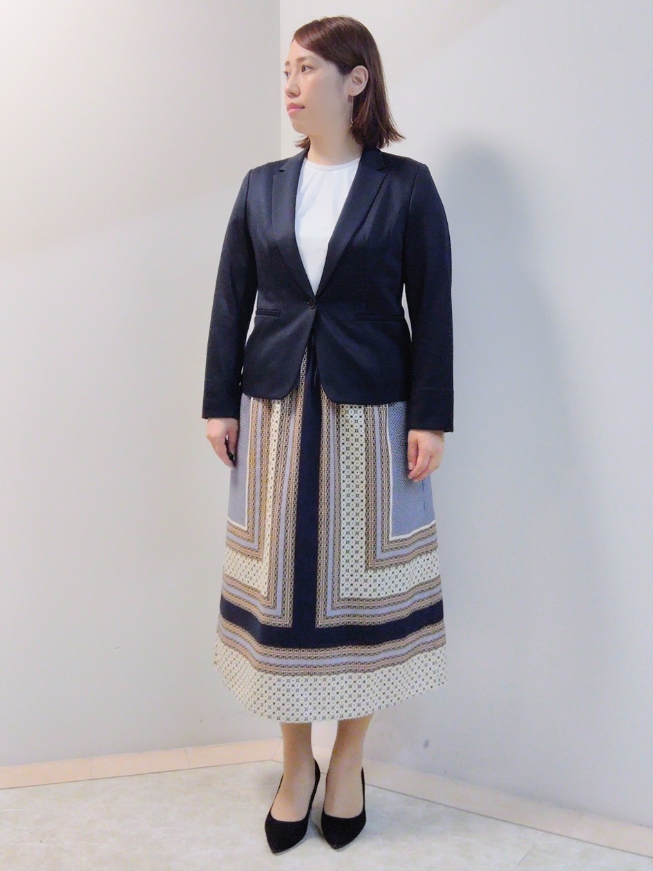 エリさんの「Reflect｜【SS-4Lサイズ／UVカット／接触冷感】匠ジャケット／ベーシックテーラード」を使ったコーディネート