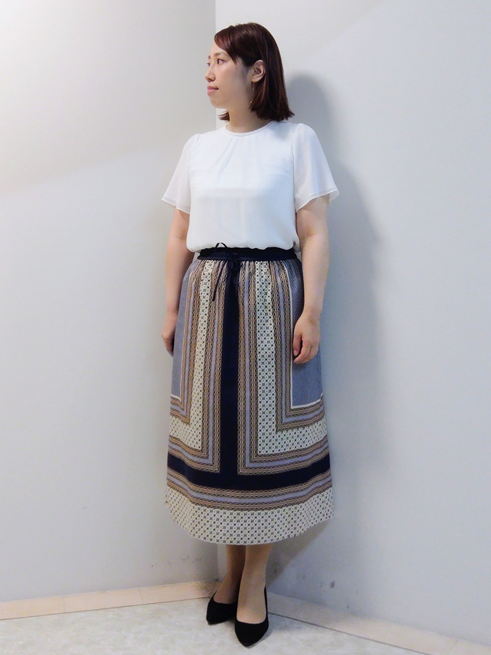 エリさんの「Reflect｜【SS-4Lサイズ／UVカット／接触冷感】匠ジャケット／ベーシックテーラード」を使ったコーディネート