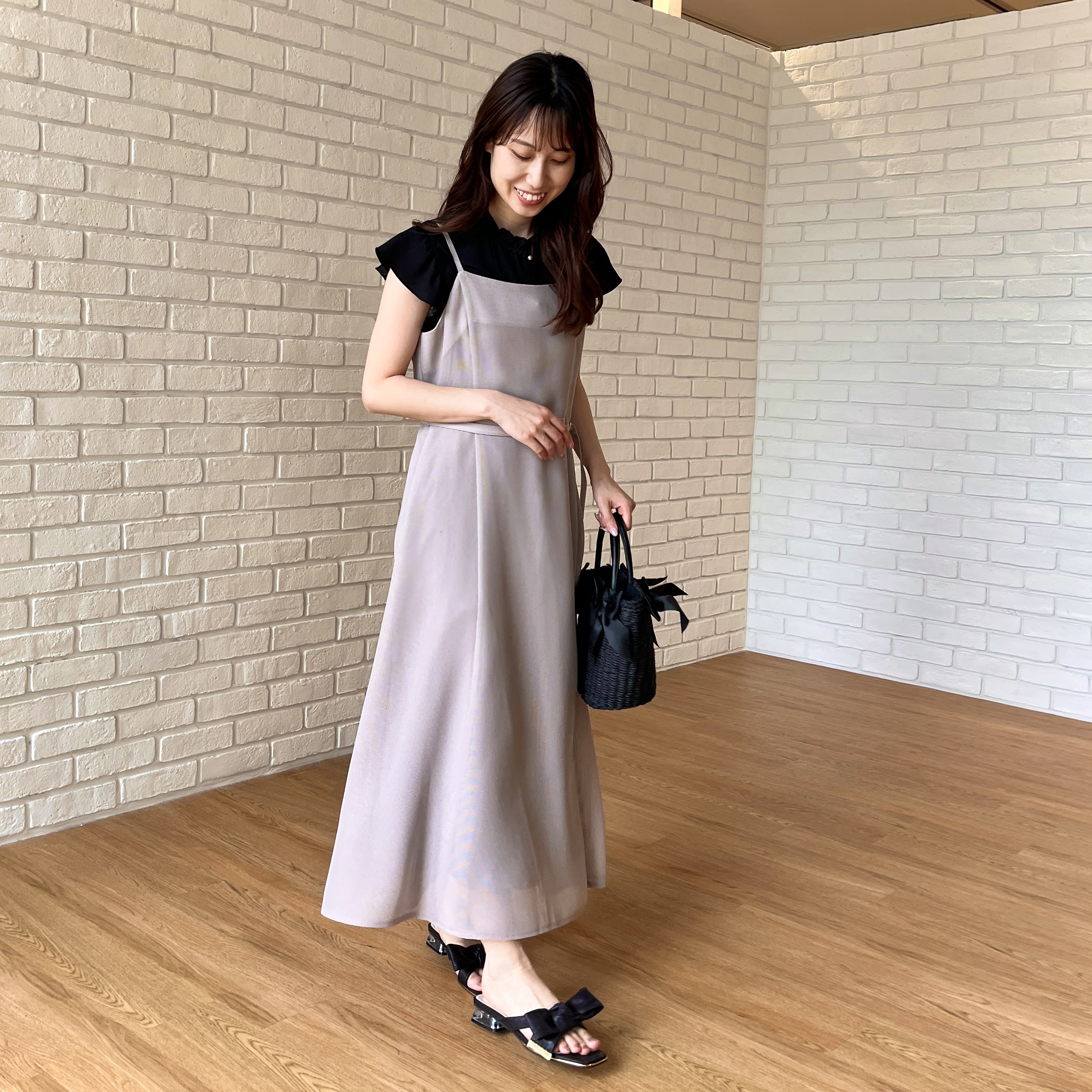 はばさんの「Couture brooch｜【洗える】ピコレース ピンタックブラウス」を使ったコーディネート
